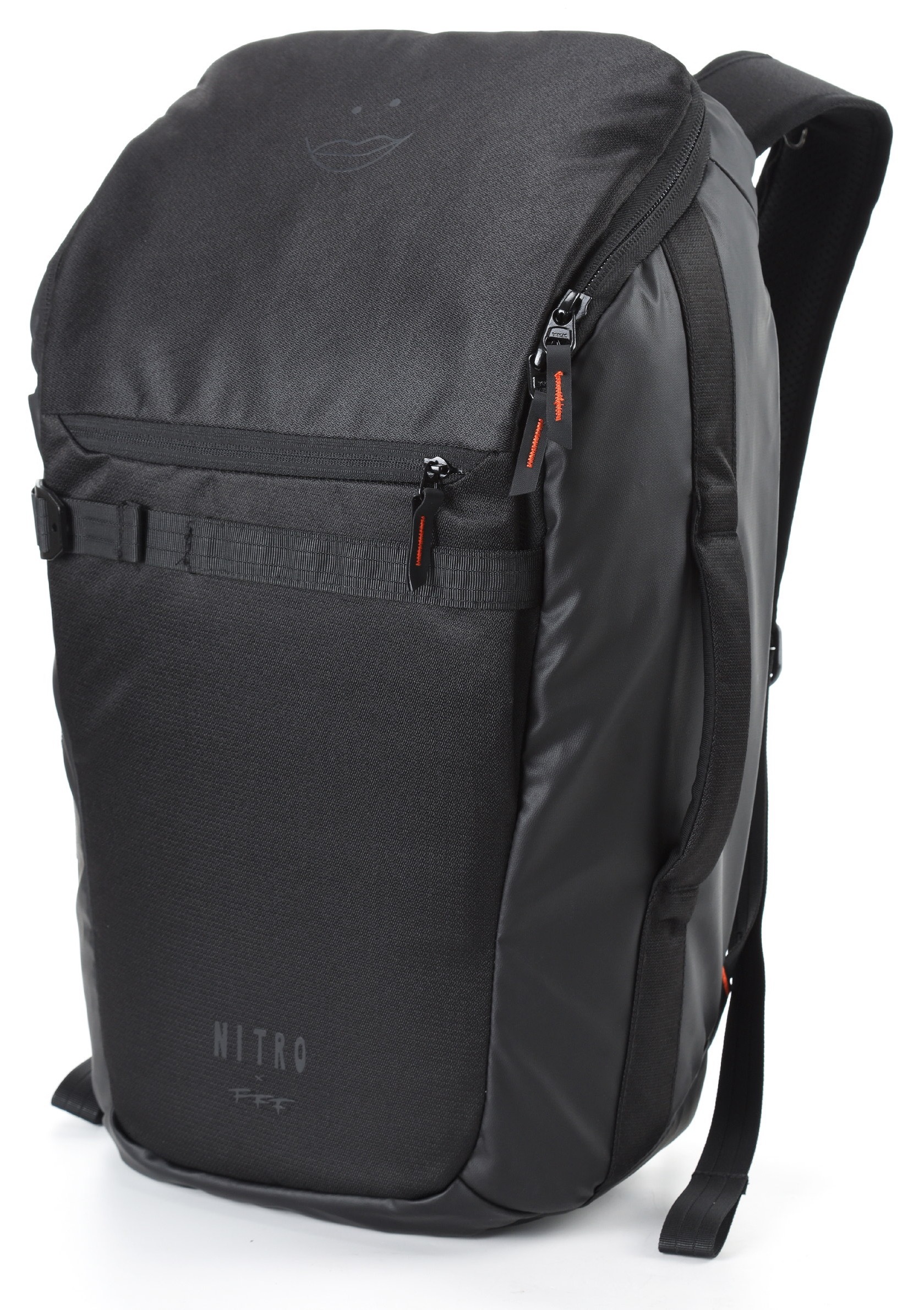 NITRO Laptoprucksack »NIKURO TRAVELER, fff black«, Reisetasche, Travel Bag, Alltagsrucksack, Daypack