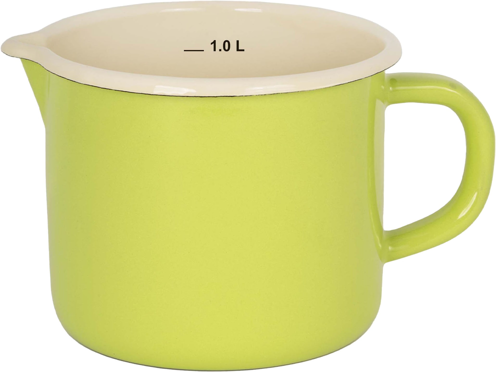 Krüger Milchtopf »Juist« Emaille 1 Stk. tlg. Induktion günstig online kaufen