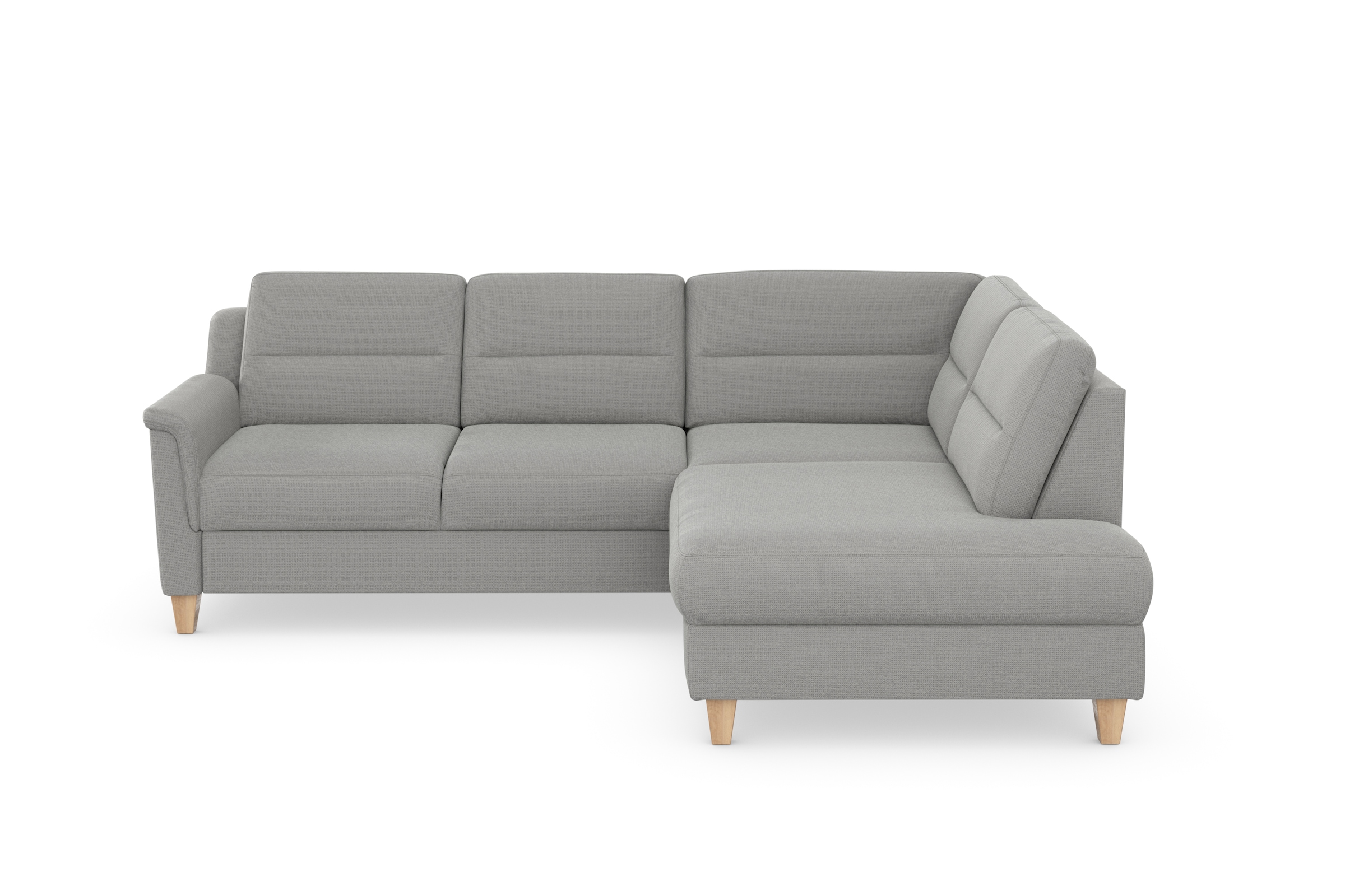 sit&more Ecksofa »Farö L-Form«, inklusive Federkern, wahlweise mit Bettfunktion und Bettkasten