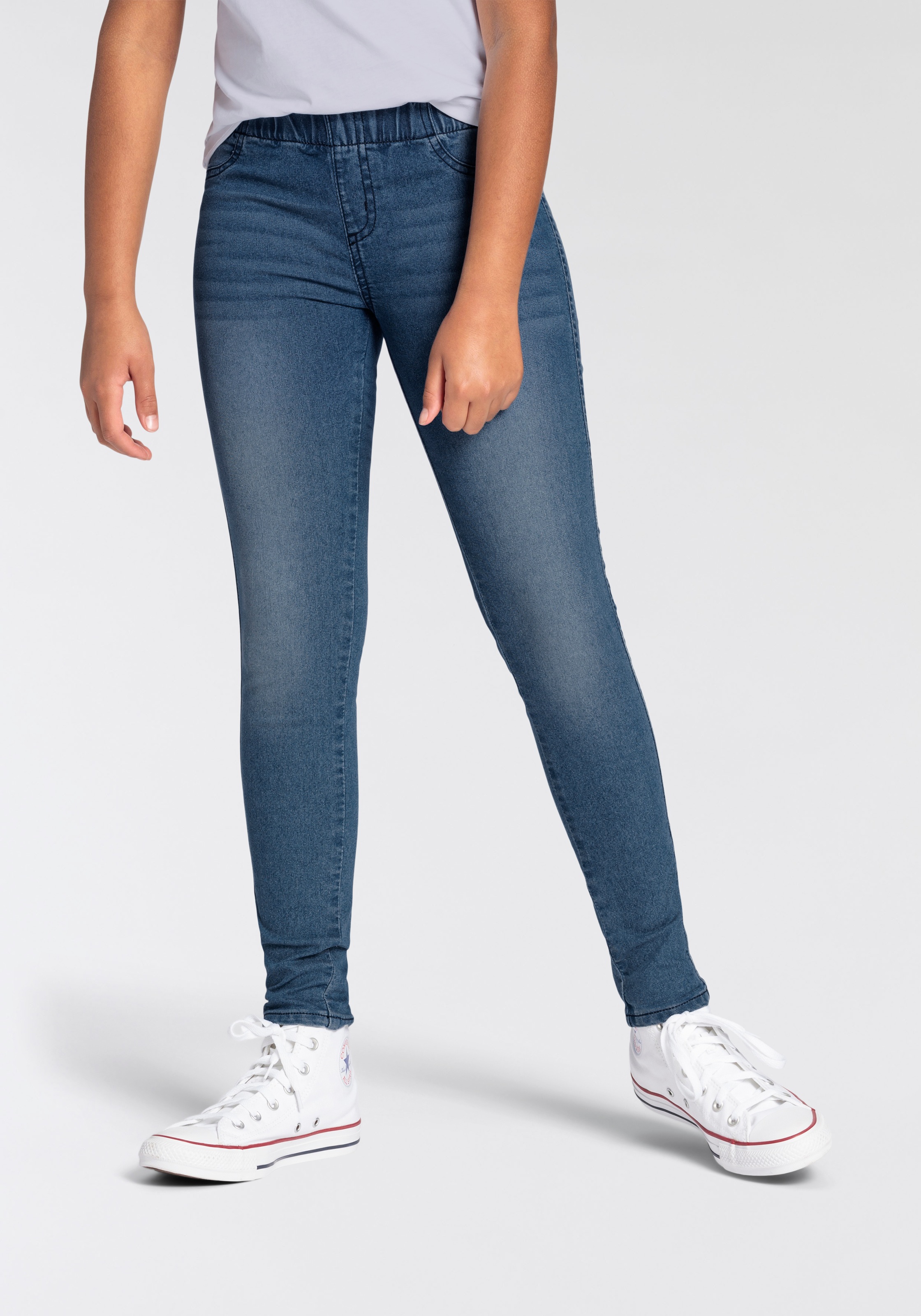 DELMAO Skinny-fit-Jeans »für Mädchen« bestellen online
