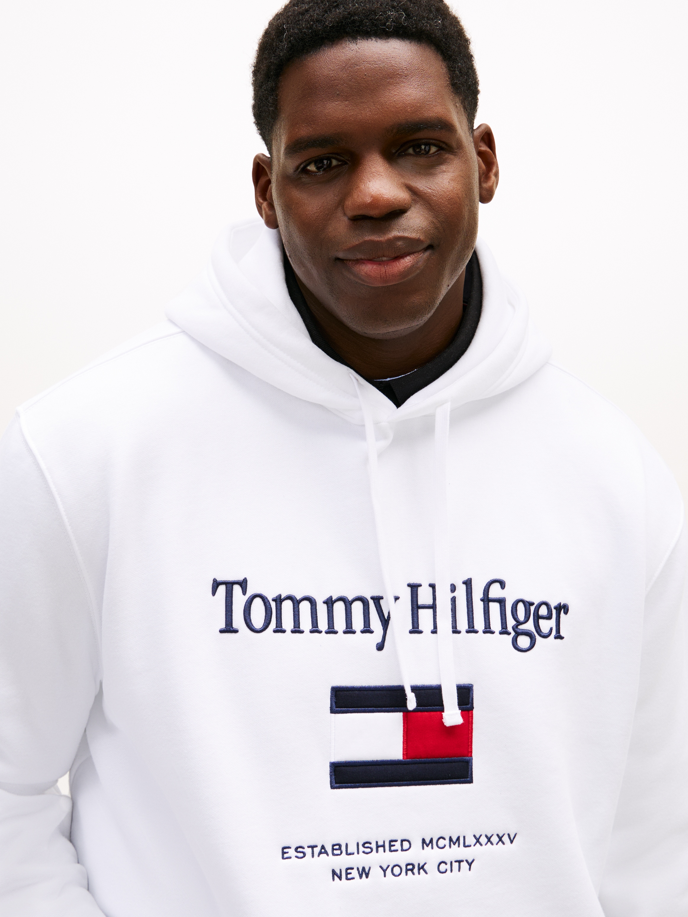 Tommy Hilfiger Big & Tall Hoodie »BT-TOMMY EMBRO FLAG«, Große Größen
