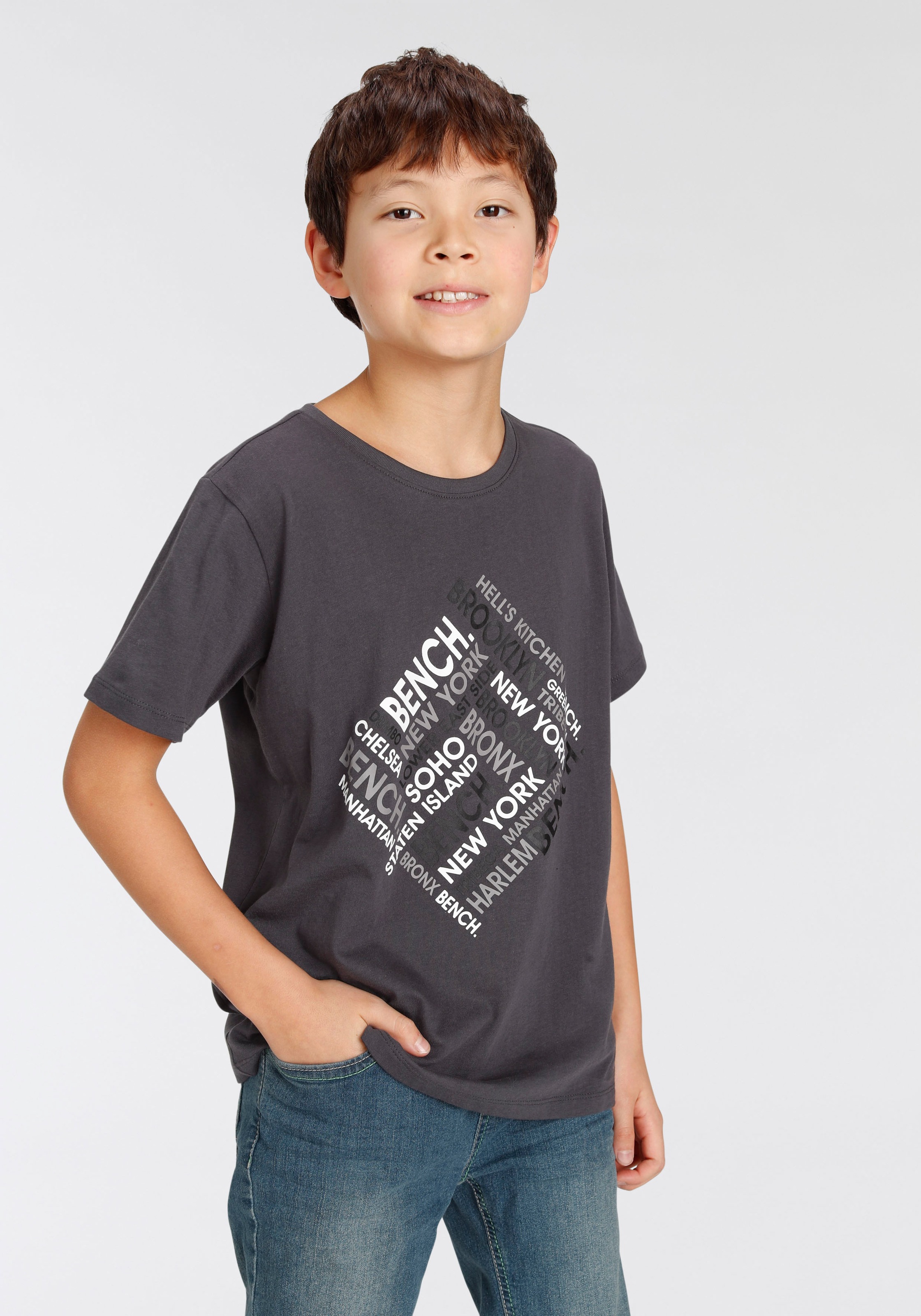 Bench. T-Shirt, im moderner kaufen Online-Shop Druck