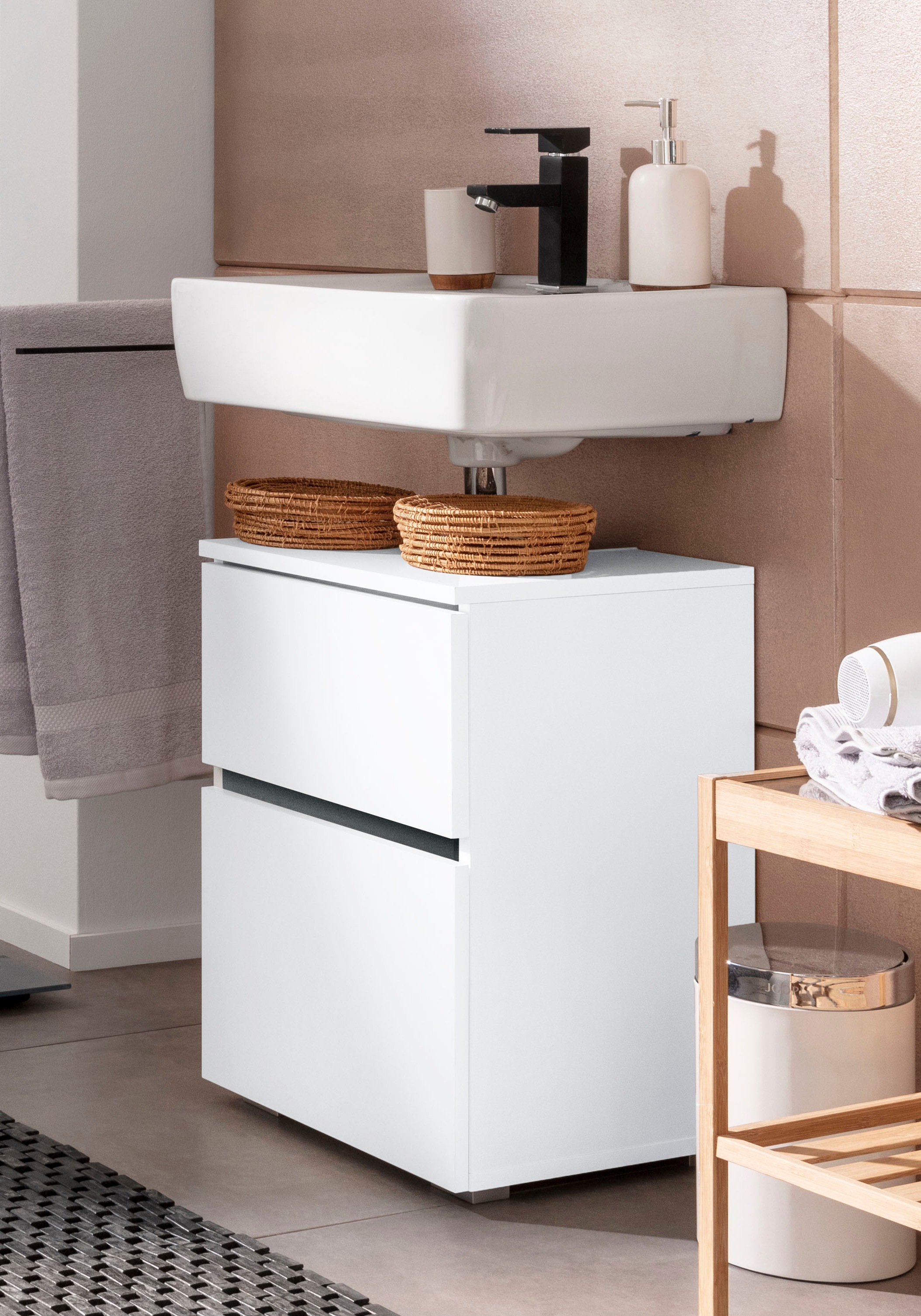 Home affaire Waschbeckenunterschrank Wisla Siphonausschnitt, Breite 40 cm, günstig online kaufen