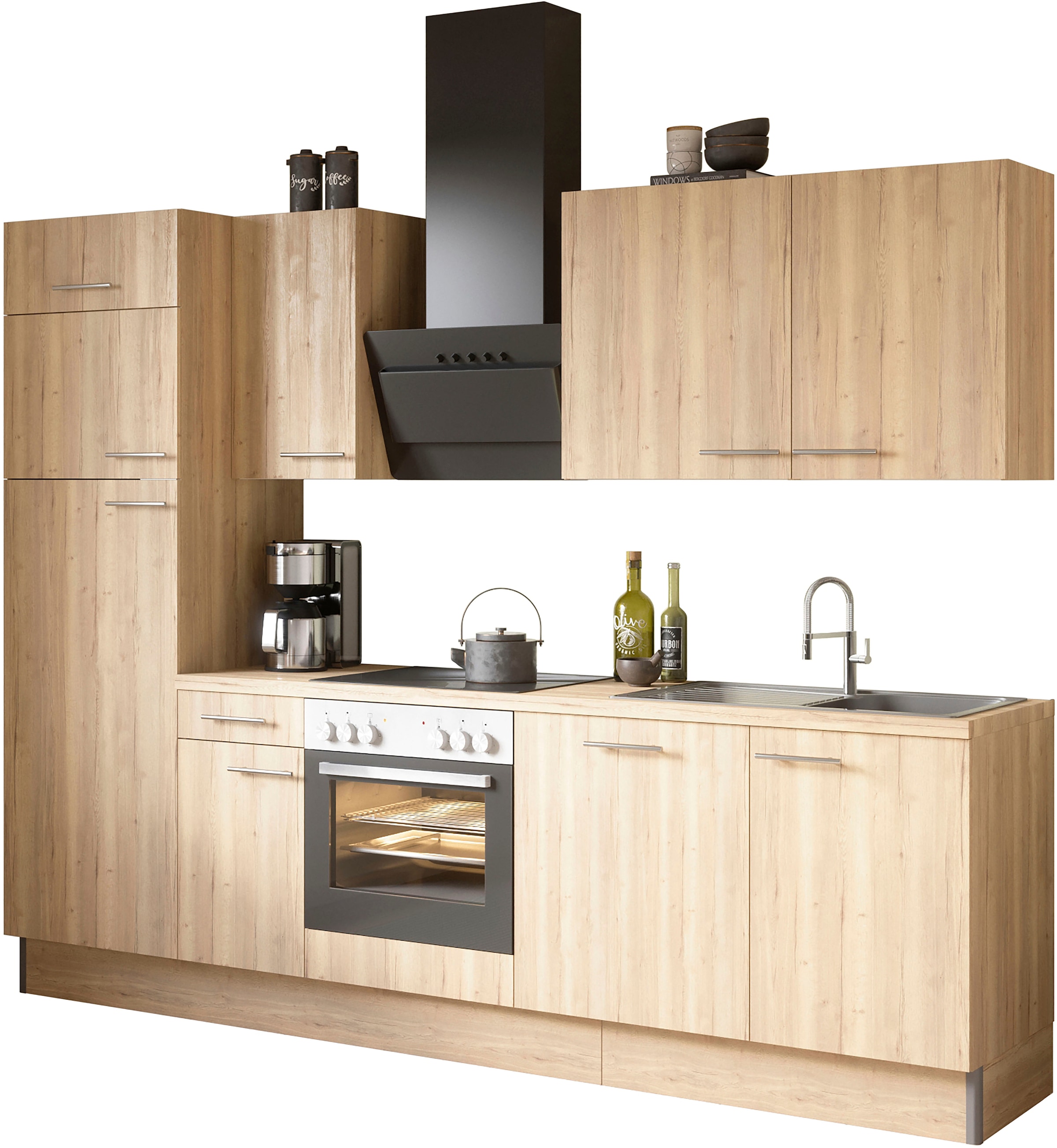 OPTIFIT Küche »Klara«, cm, Rechnung kaufen auf 270 E-Geräten Breite wahlweise mit