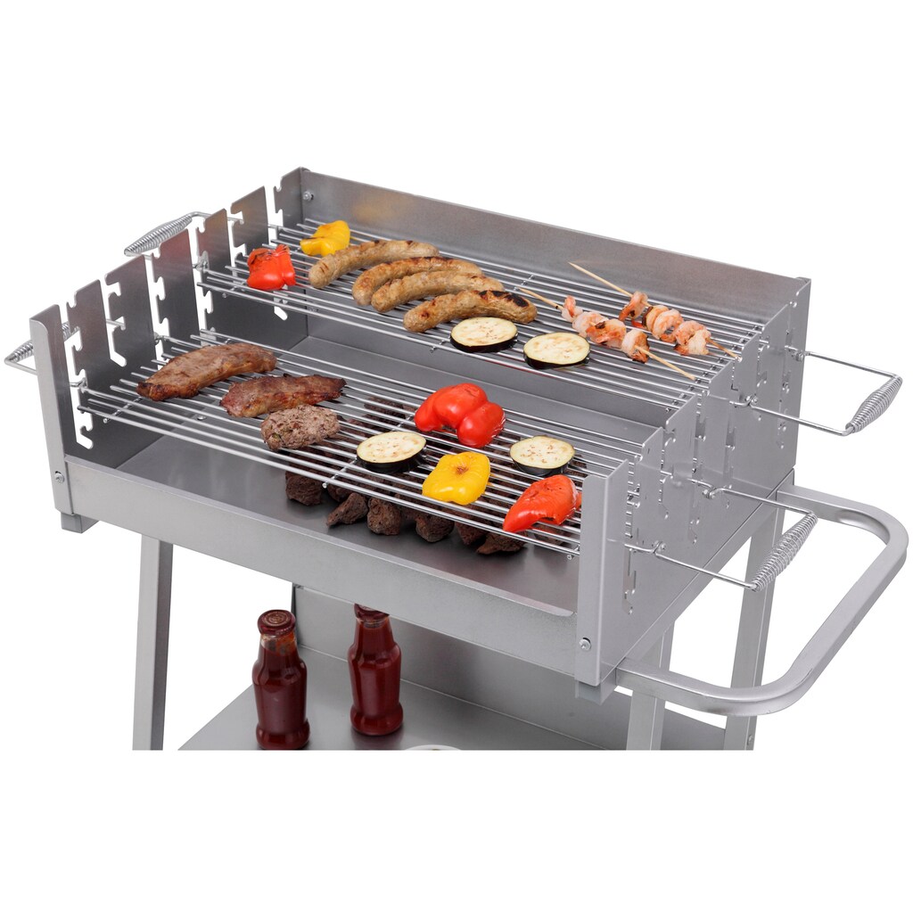 Tepro Holzkohlegrill »Grillwagen Pasadena«