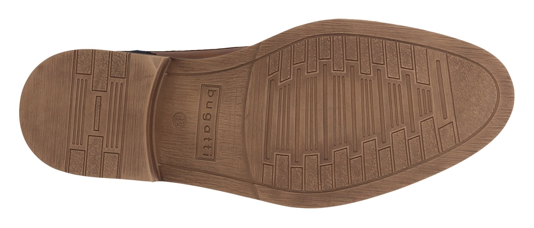 bugatti Schnürschuh, Anzugschuh, Business Schnürschuh mit modischem Fersen-Flag