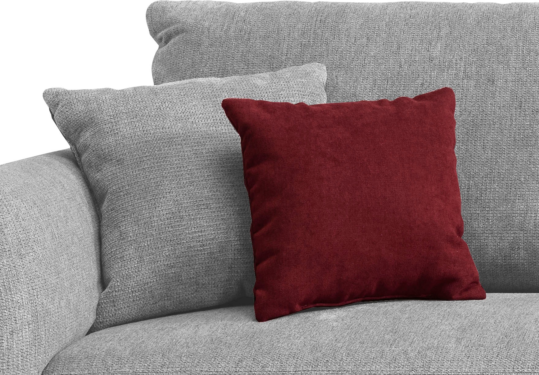 INOSIGN Ecksofa »Amarena L-Form«, inklusive Armlehnenverstellfunktion, 4x Zierkissen gratis