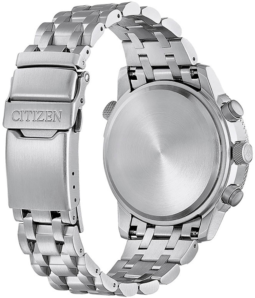 Citizen Funkchronograph, Armbanduhr, Herrenuhr, Solar, Stoppfunktion, bis 20 bar wasserdicht