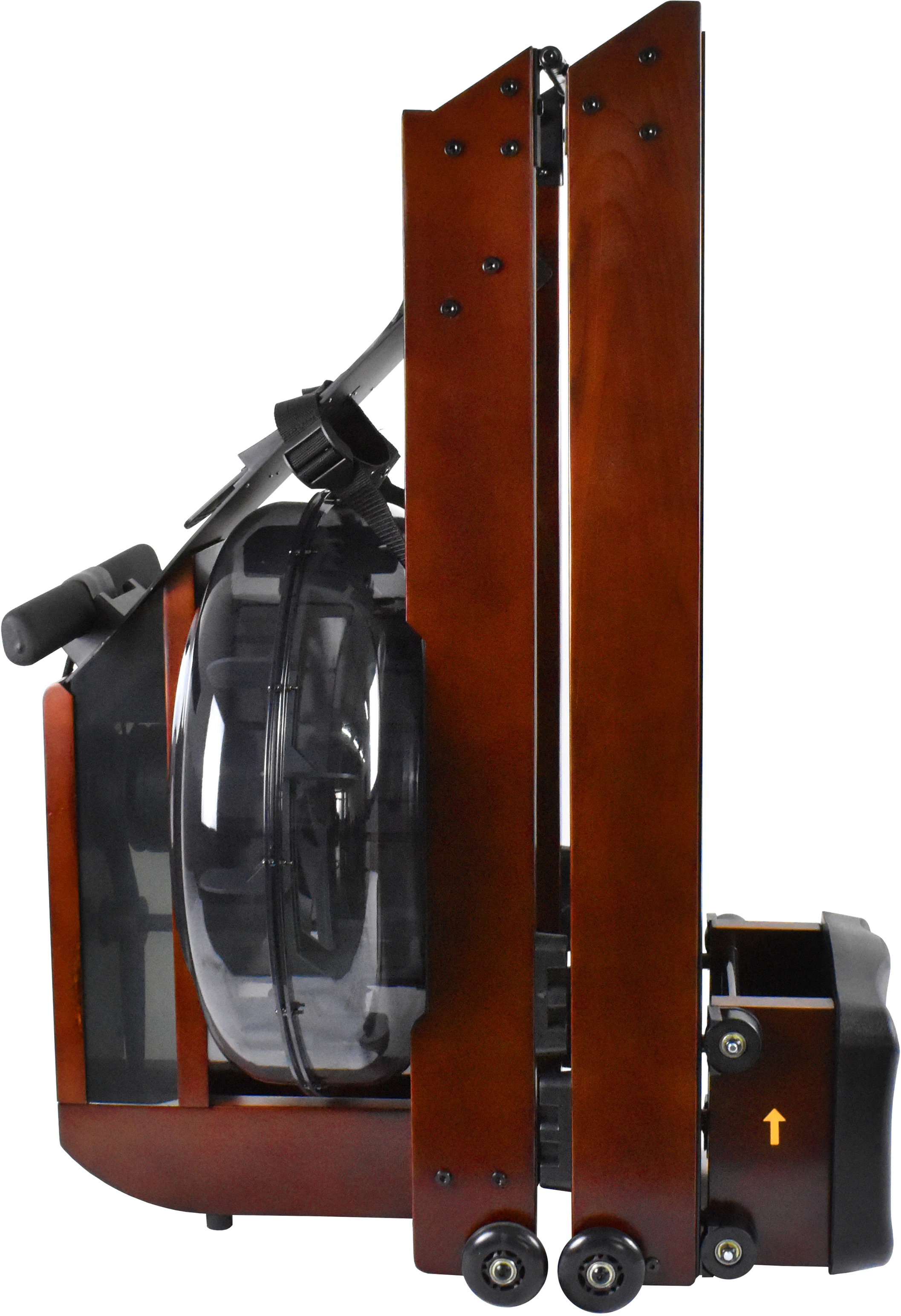 body coach Ruderzugmaschine »Wood Champion II Rower«, (extra großer Wassertank, platzsparend faltbar), Rudermaschine