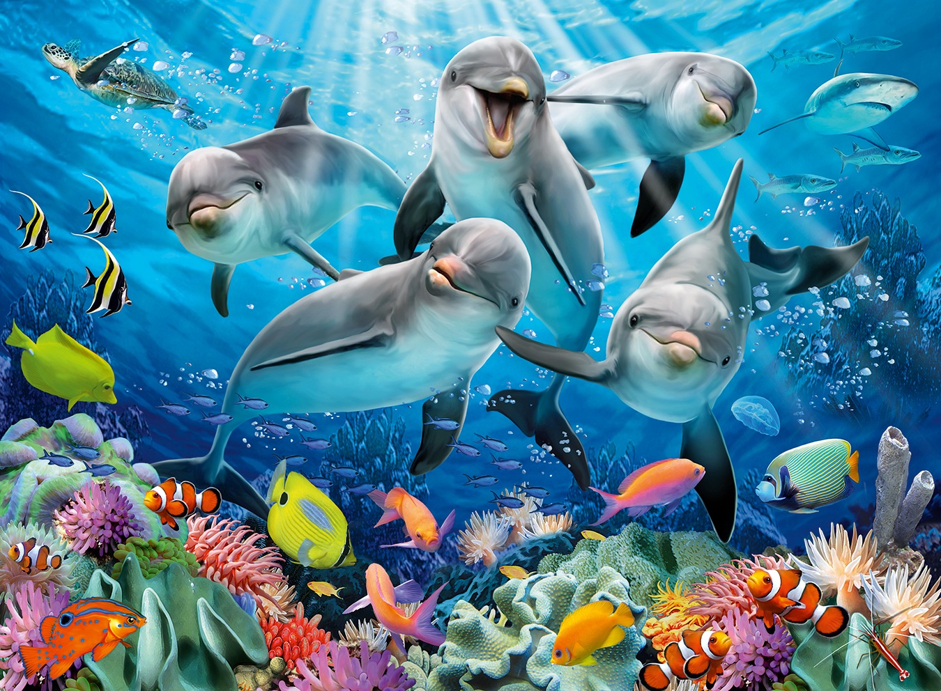 Ravensburger Puzzle »Delfine im Korallenriff«, Made in Germany