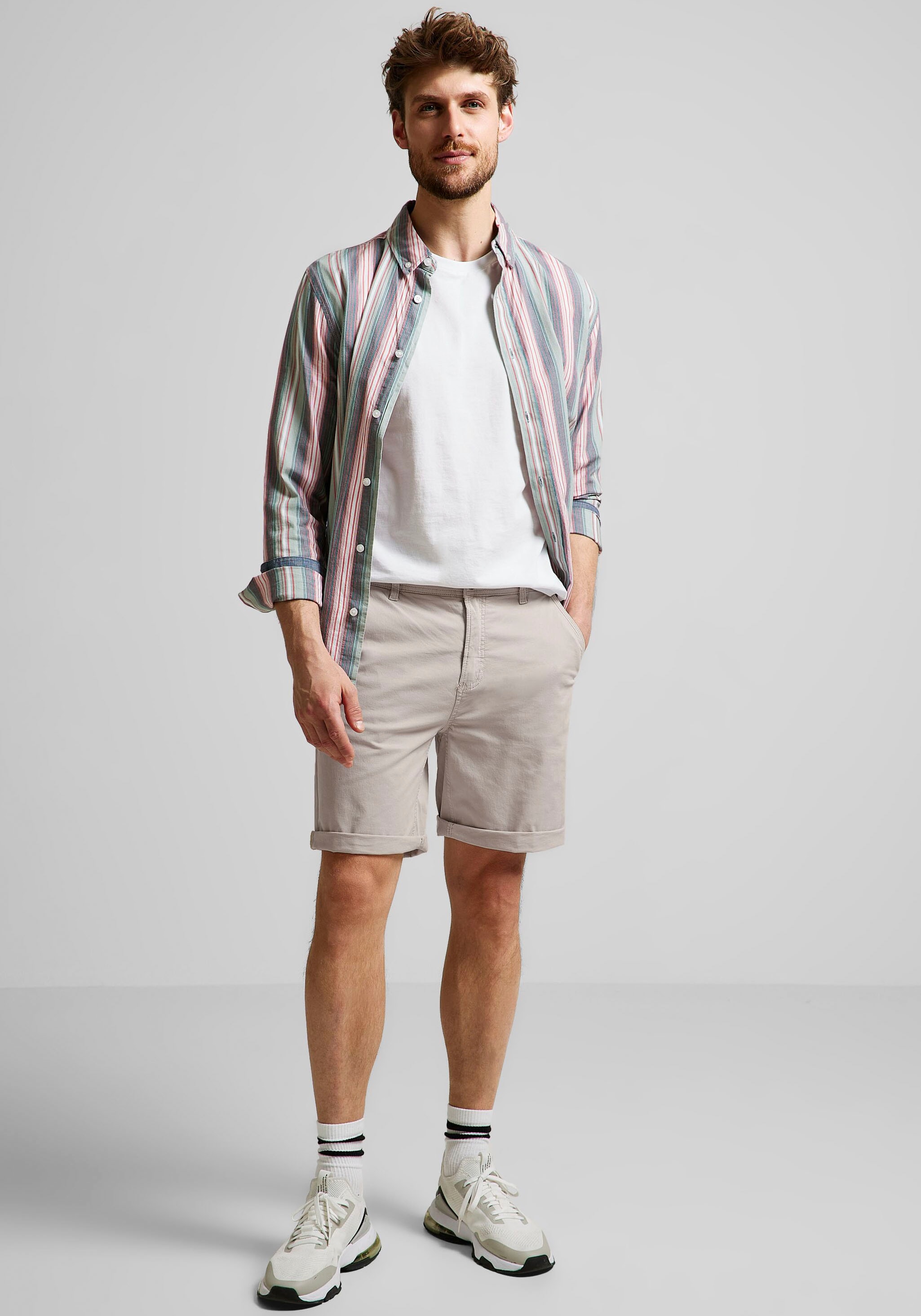3. Bild von STREET ONE MEN Chinoshorts, mit leichtem Stretchanteil
