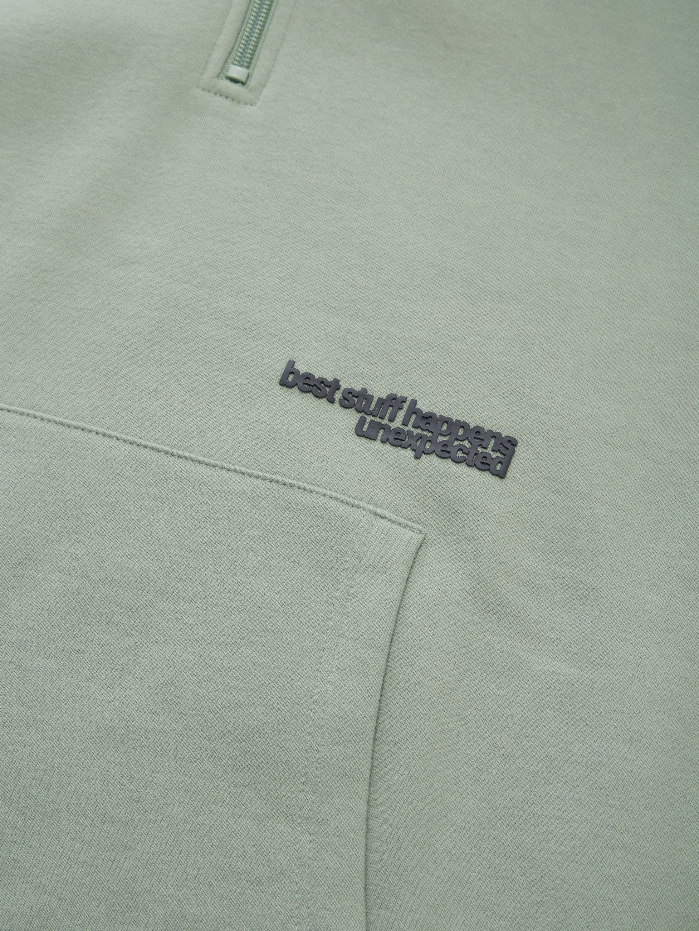 TOM TAILOR Kapuzensweatshirt , mit Zipper und Statement-Badges
