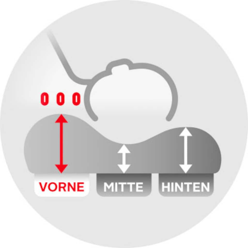 Hemafa Nackenstützkissen »Watergel«, Füllung: Gelschaumkern, Bezug: Mit 3-Faserbezug, (1 St.), Stützt Hals und Wirbelsäule besonders gut