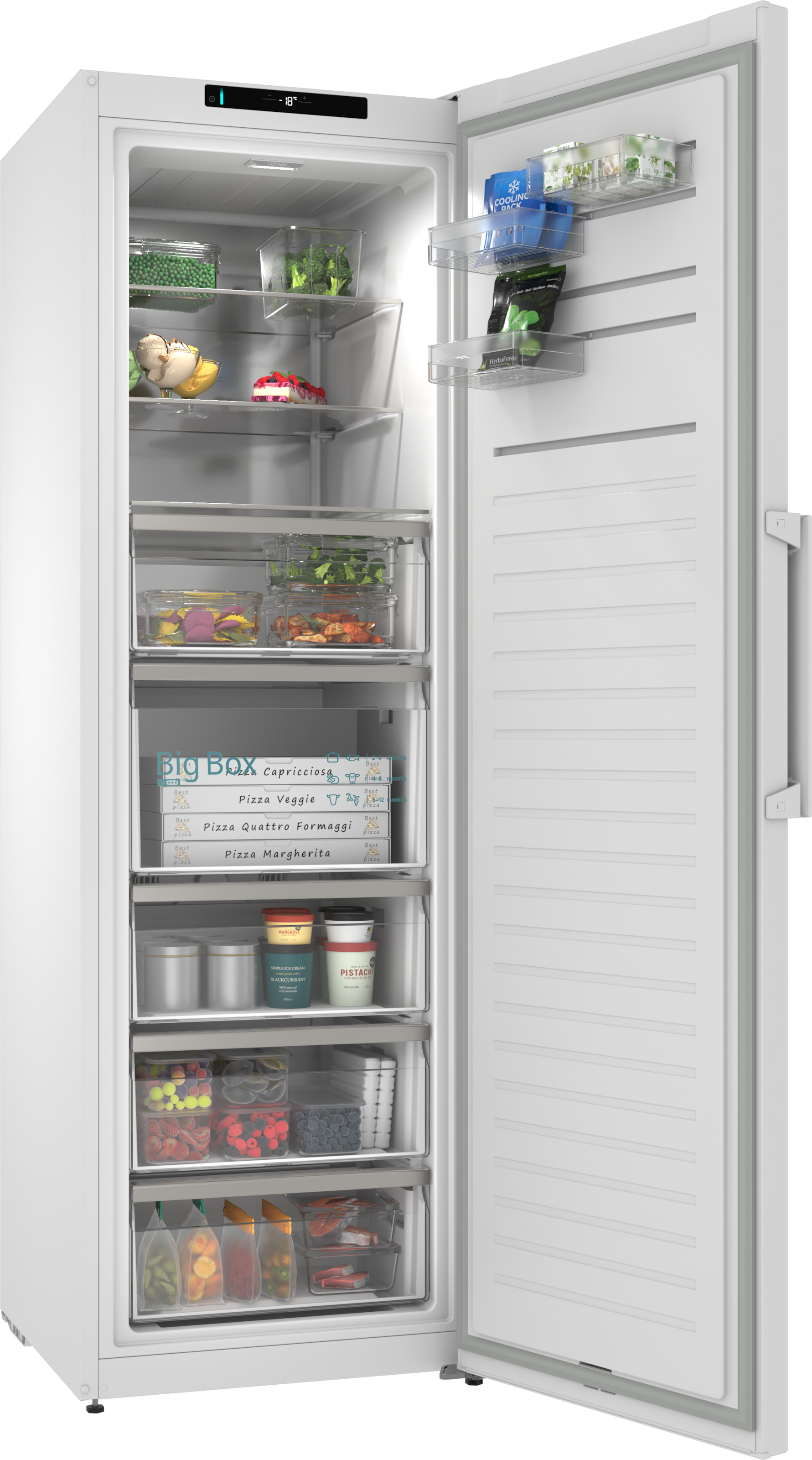 SIEMENS Gefrierschrank NoFrost iQ300 »GS36NVWCG« 186,2 cm hoch 59,5 cm breit