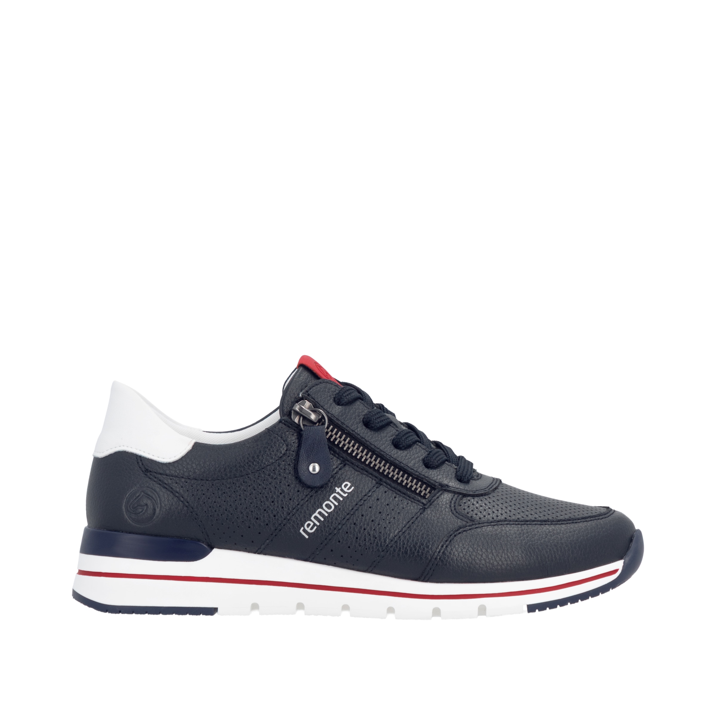 Remonte Keilsneaker  mit gepolstertem Fußbett, Freizeitschuh, Halbschuh, Schnürschuh