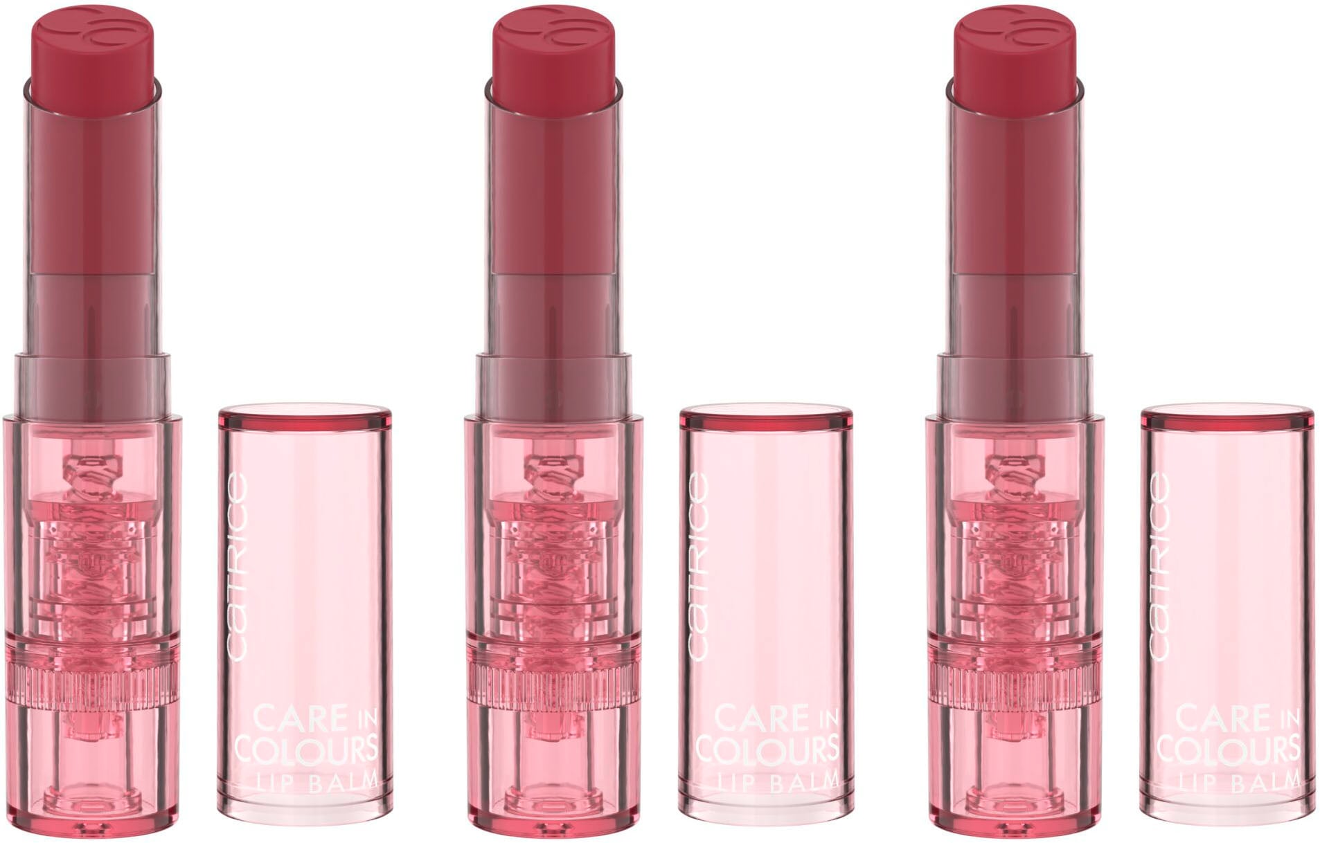 Catrice Lippenbalsam »Care In Colours Lip Balm«, (Set, 3 tlg.)