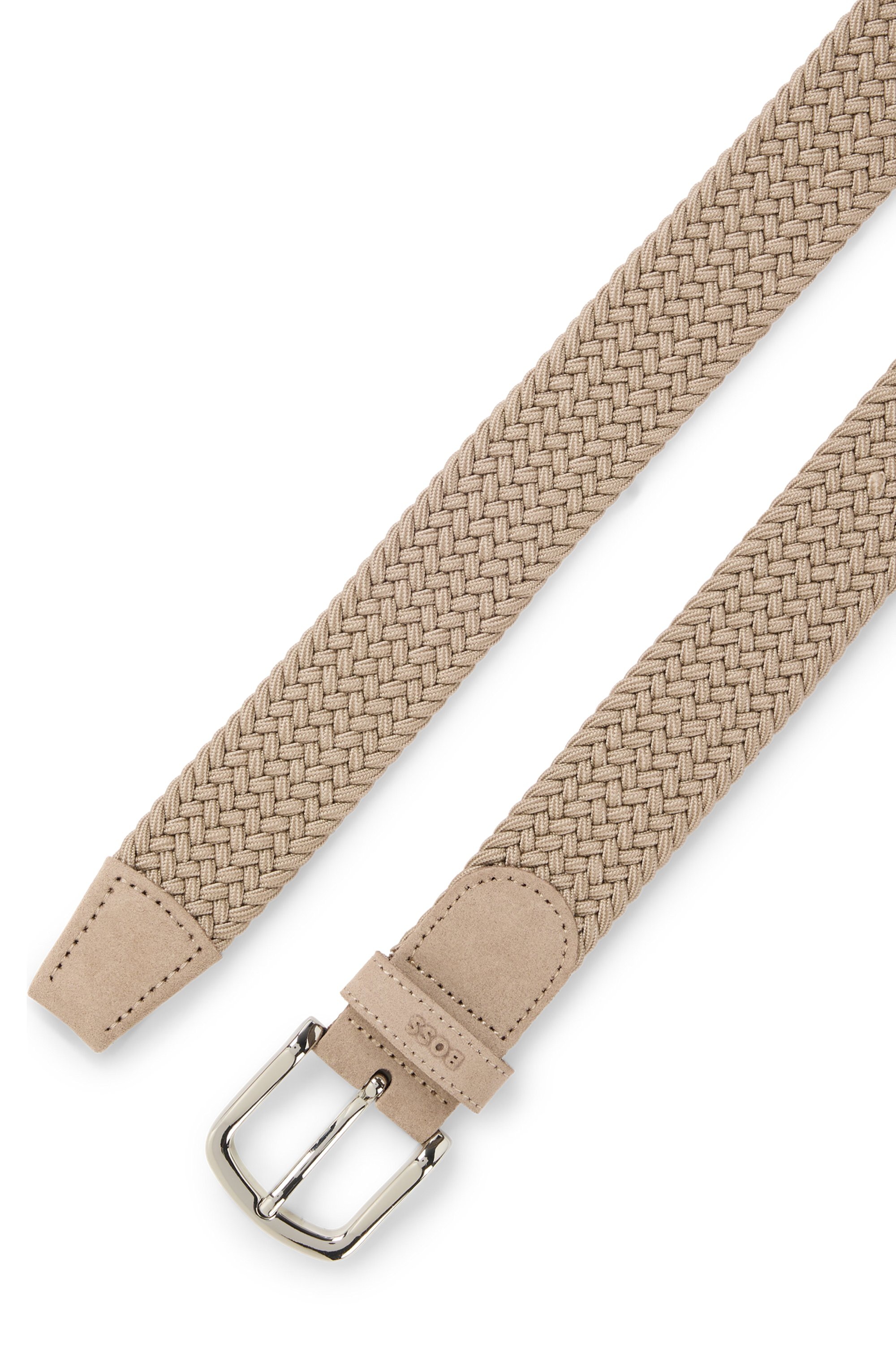 BOSS Ledergürtel »Sash-WnE-Sd_Sz35«, mit Flechtdesign