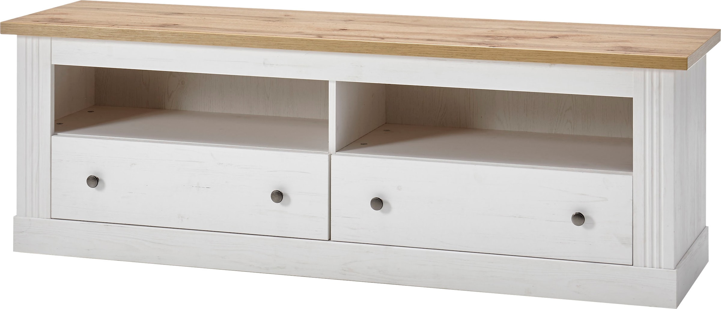 Home affaire Lowboard »Westminster TOPSELLER!«, (Breite ca. 152cm), Fernsehtisch in romantischem Landhausstil