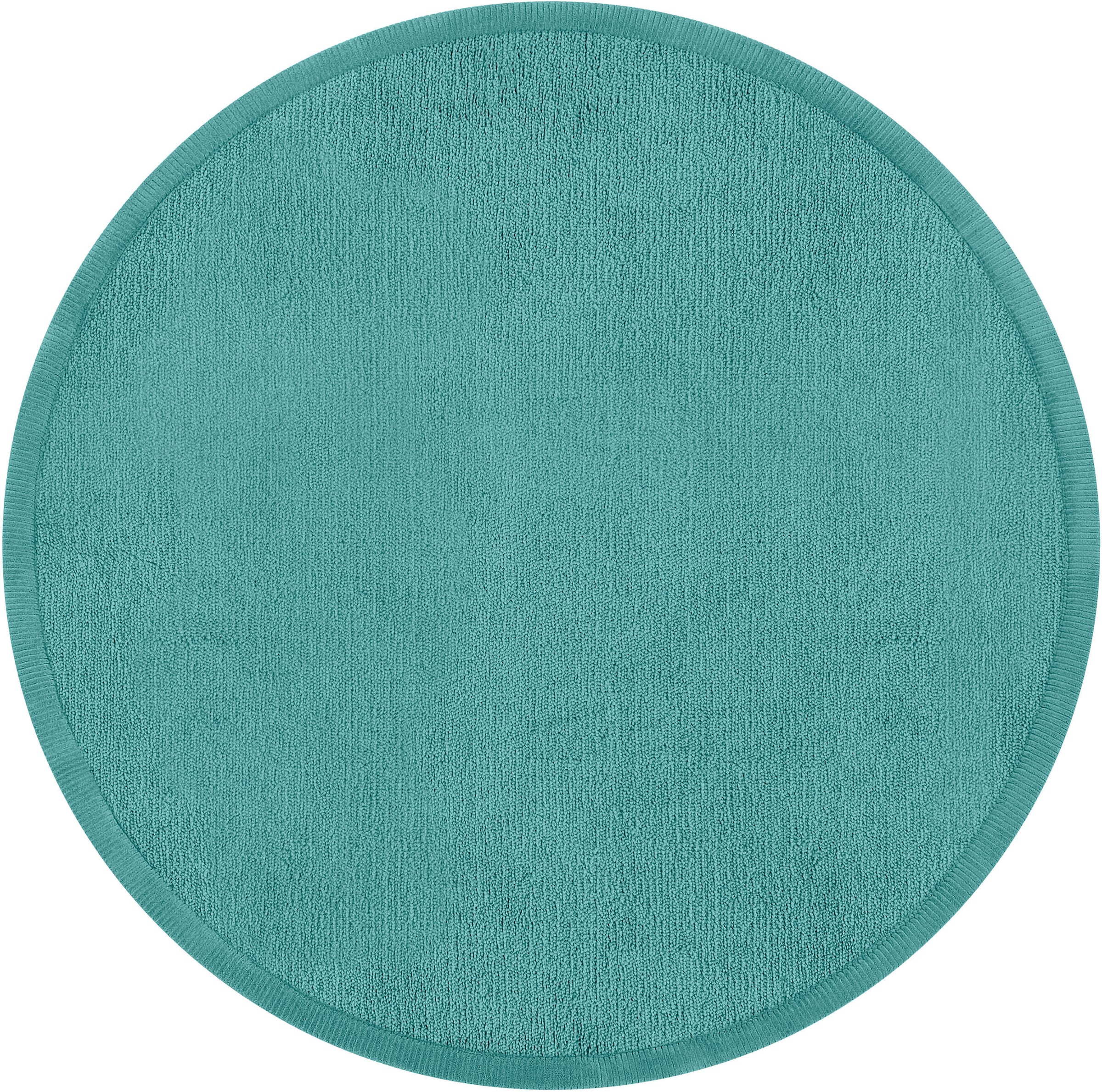 Paco Home Teppich »Tatami Farben, bequem schnell 475«, rund, Kurzflor, Foam, mit Memory Uni und bestellen waschbar