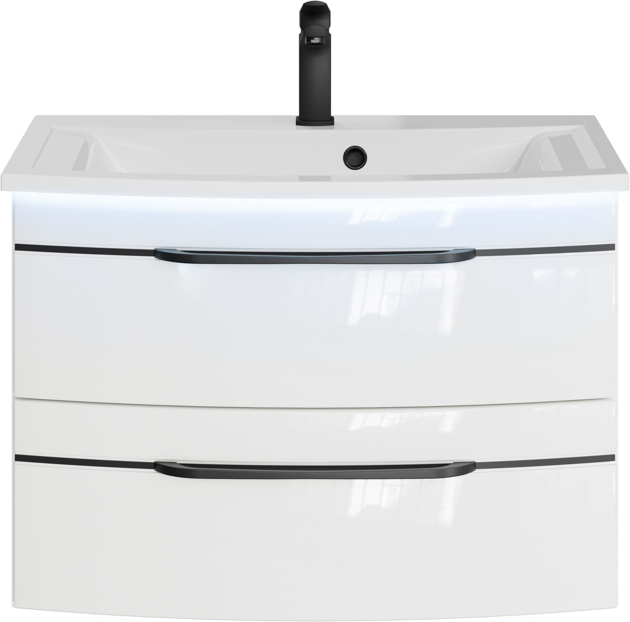 Saphir Waschtisch »Serie 7045 Mineralmarmor-Waschtisch und Unterschrank, 71 günstig online kaufen