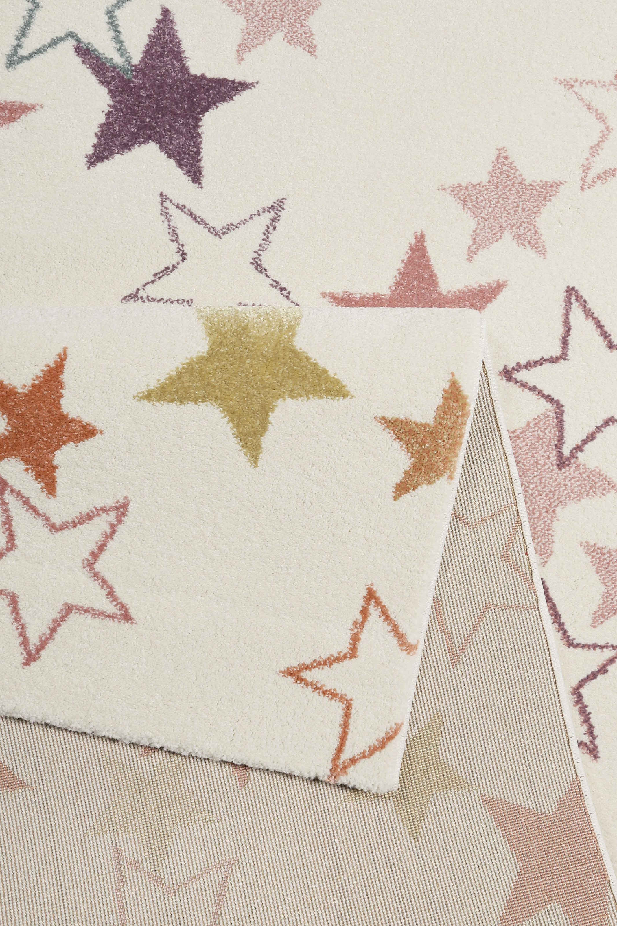Esprit Kinderteppich »Esterya ESP-4636«, rechteckig, 13 mm Höhe, Sterne Design, Kurzflor
