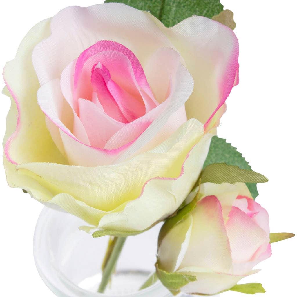 Botanic-Haus Kunstblume »Rose im 2 auf Raten St.) bestellen (Set, Glas«