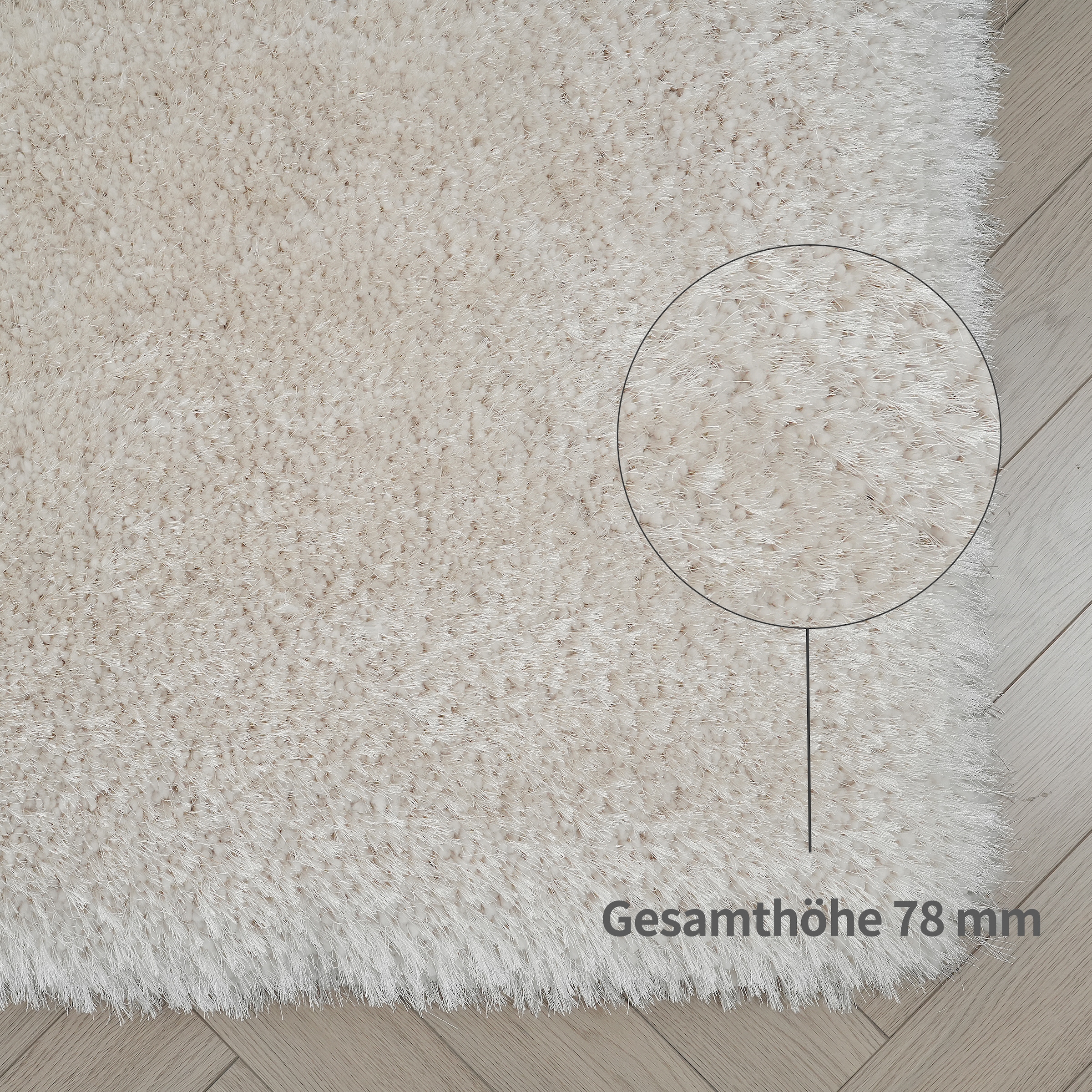 Guido Maria Kretschmer Home&Living Bettumrandung »Micro exclusiv Teppich, sehr hoher Flor, weich durch Mikrofaser«, (3 tlg.), Bettvorleger, Läufer-Set, weich, unifarben, Microfaser, Schlafzimmer