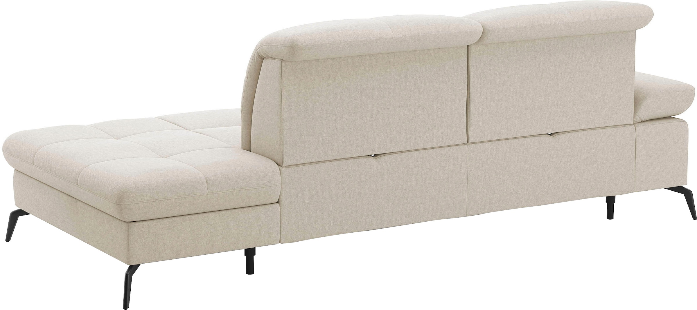 sit&more Recamiere »Amica, inkl. Sitztiefenverstellung und Armteilverstellung« wahlweise mit Kopfteilverstellung und Stauraum