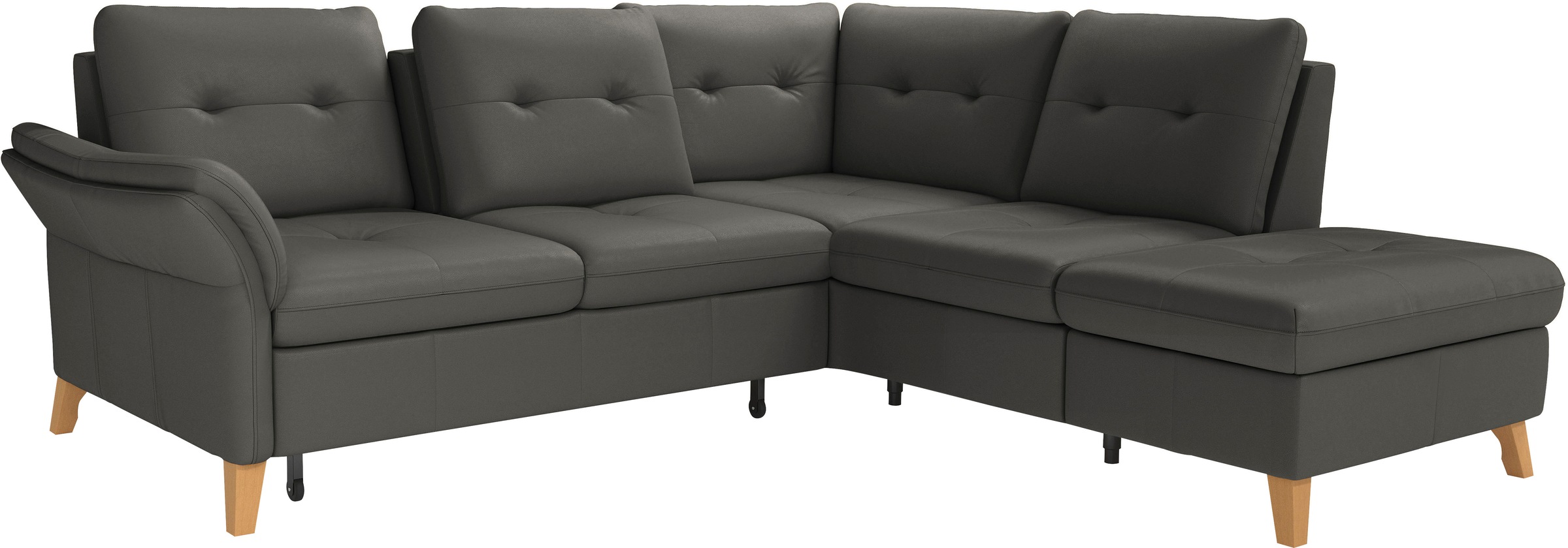 sit&more Ecksofa »Göteborg«, inkl. Sitztiefenverstellung, wahlweise mit Bettfunktion & Bettkasten