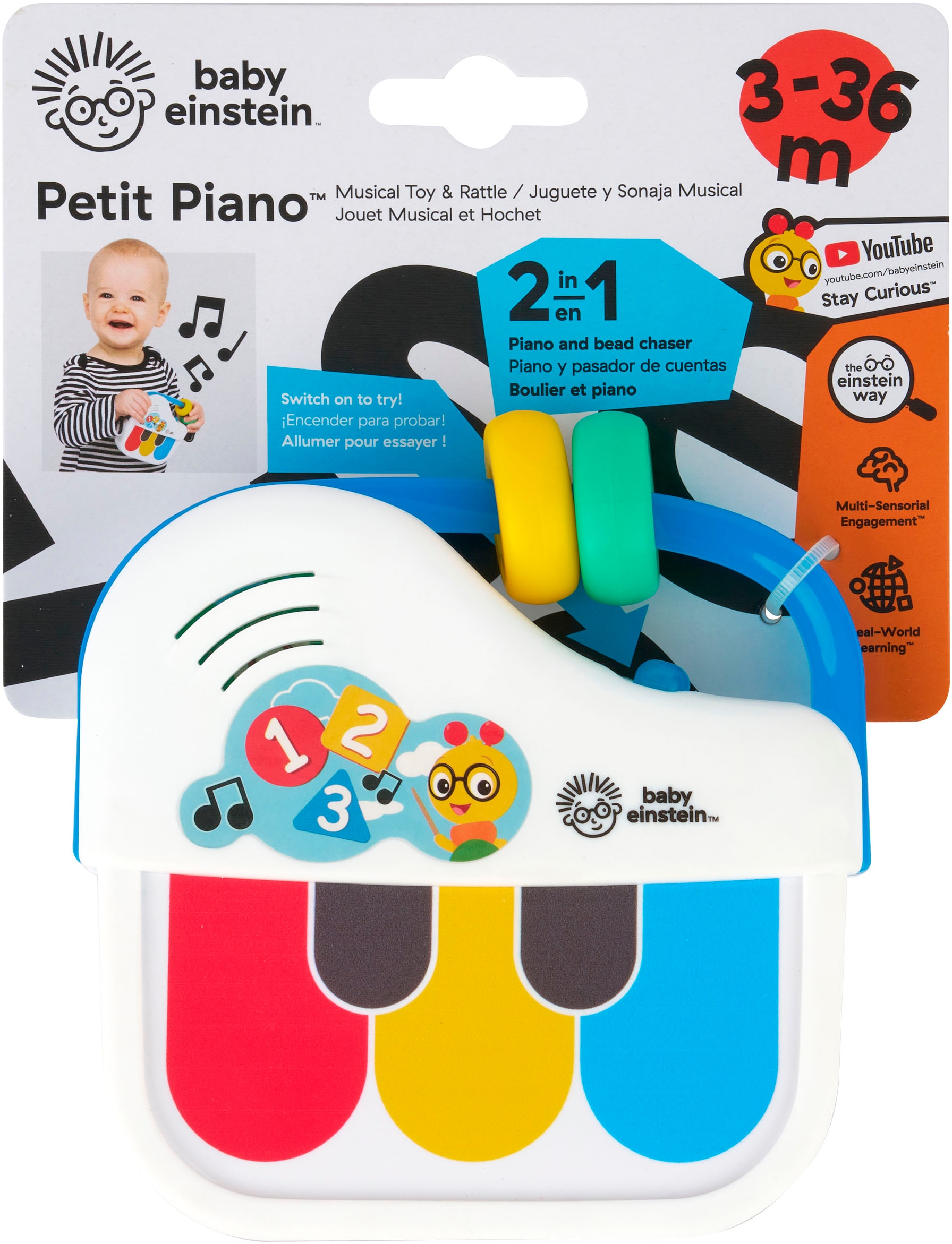 Baby Einstein Spielzeug-Musikinstrument »Petit Piano Musical Toy«, mit Sound