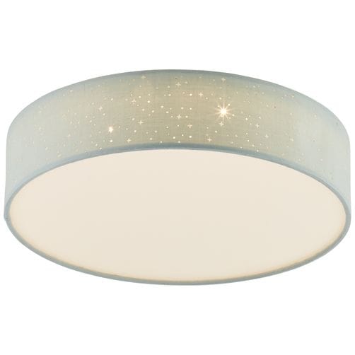 Brilliant Deckenleuchte »Baska«, 1 flammig, Ø 38 cm, Stoffschirm Sternenhim günstig online kaufen