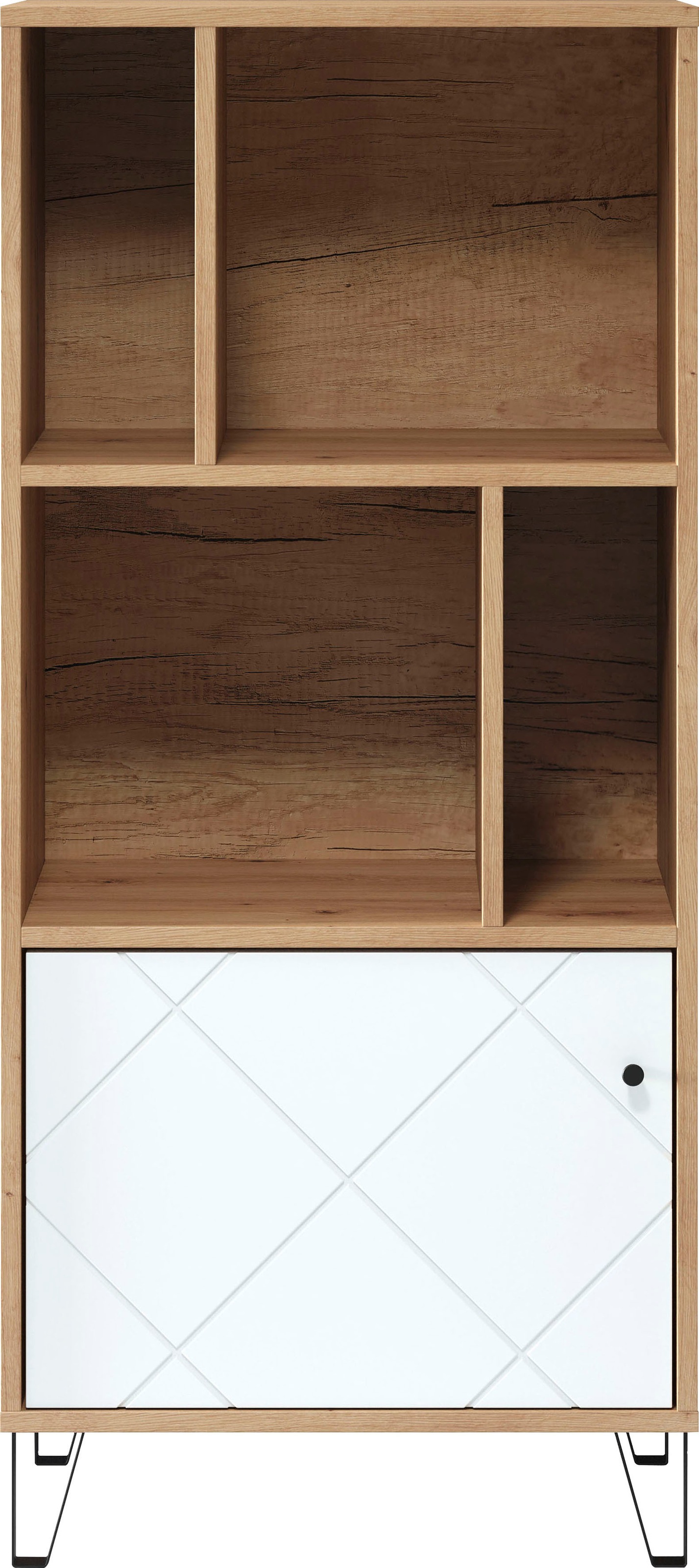 PLACES OF STYLE Stauraumregal »Tarragona« 1 Stk. tlg. Regal mit 1 Tür & 4 o günstig online kaufen