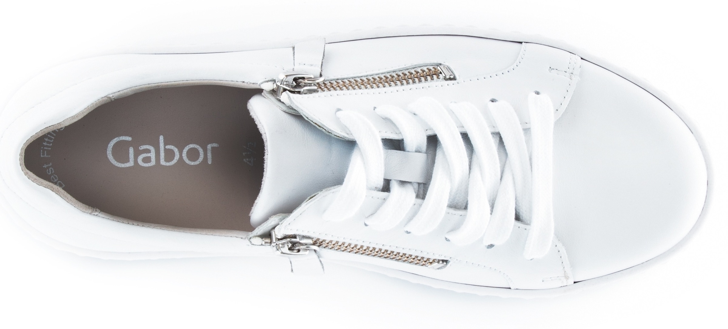 Gabor Plateausneaker, Freizeitschuh, Halbschuh, Schnürschuh mit Gabor Best Fitting