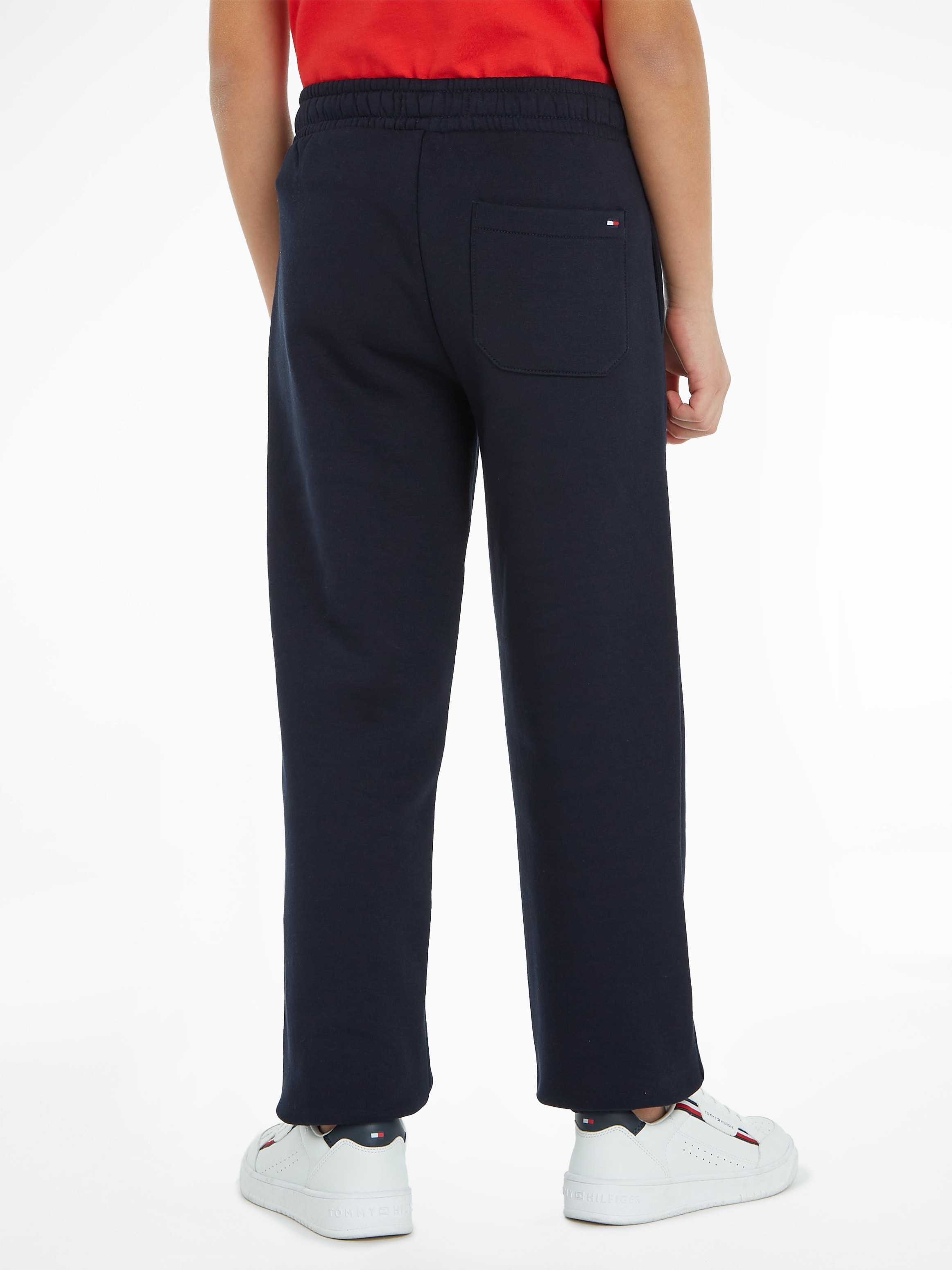 Tommy Hilfiger Sweathose »U TIMELESS FLEECE SWEATPANTS«, Kinder bis 16 Jahre, Gummizug Taille & Beinabaschluss, Eingrifftaschen