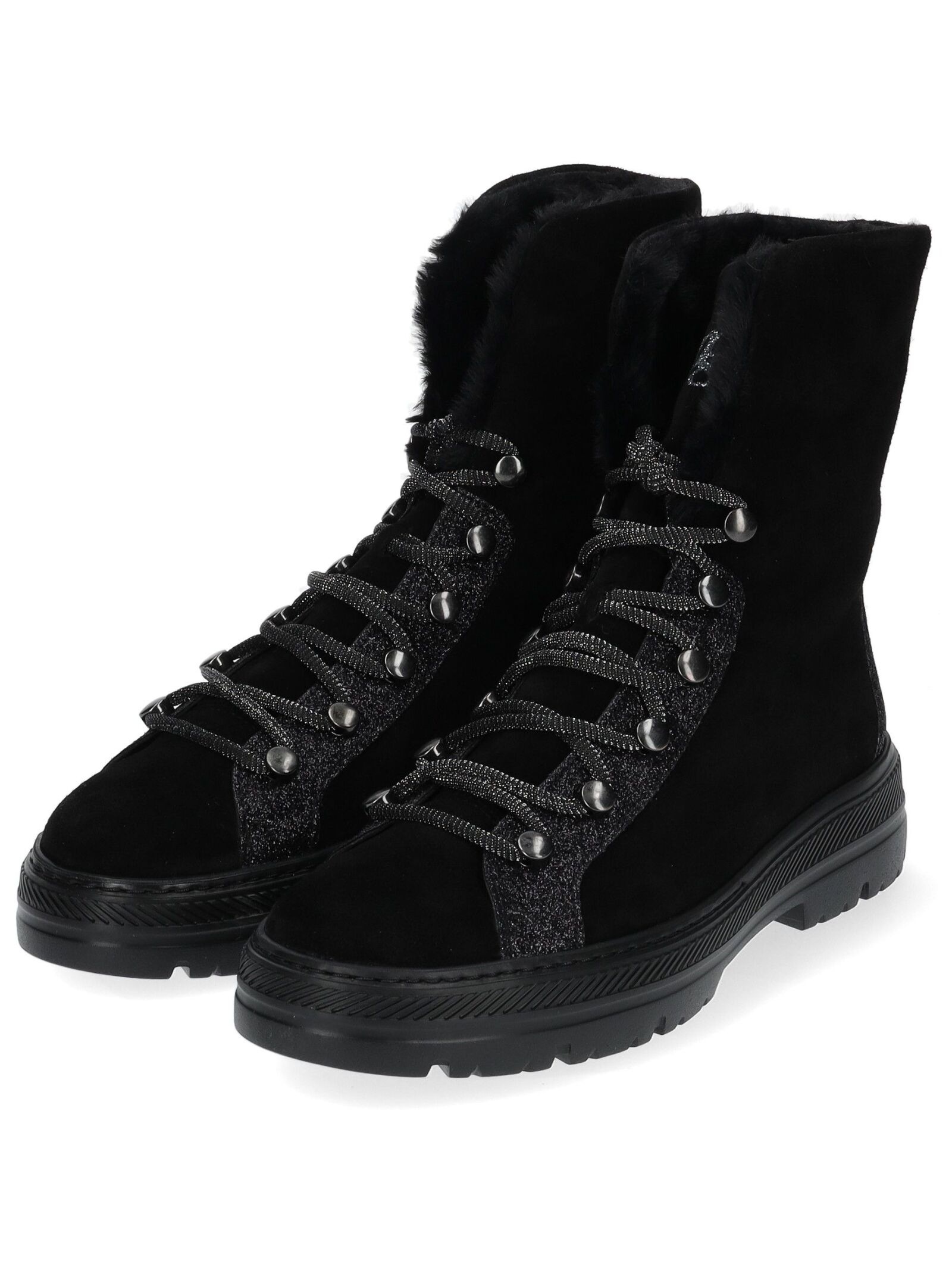 Paul Green Schnürstiefelette »Paul Green Stiefelette Veloursleder«