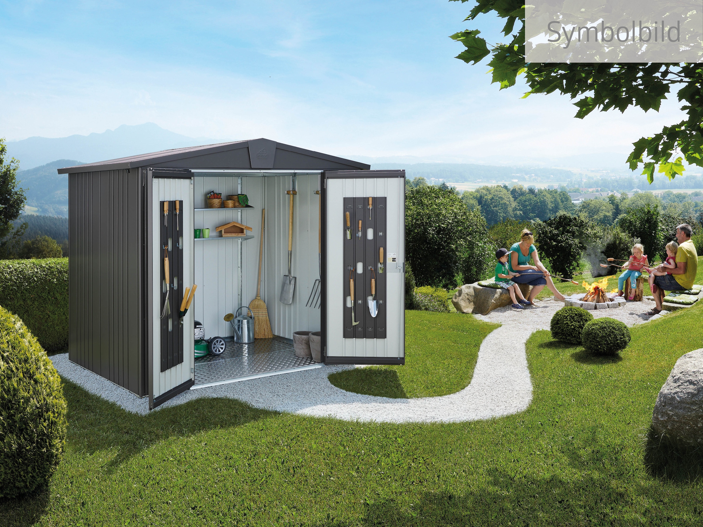 Biohort Gerätehaus »Europa Gr. 4, verschiedene Farben« Qualitäts-Geräteschu günstig online kaufen