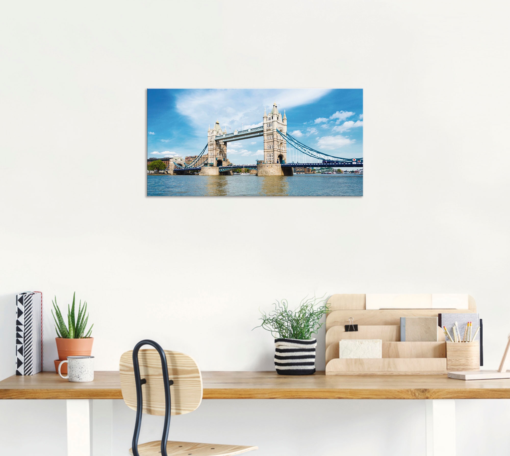 Artland Wandbild »London Tower Bridge«, Brücken, (1 St.), als Alubild, Outd günstig online kaufen