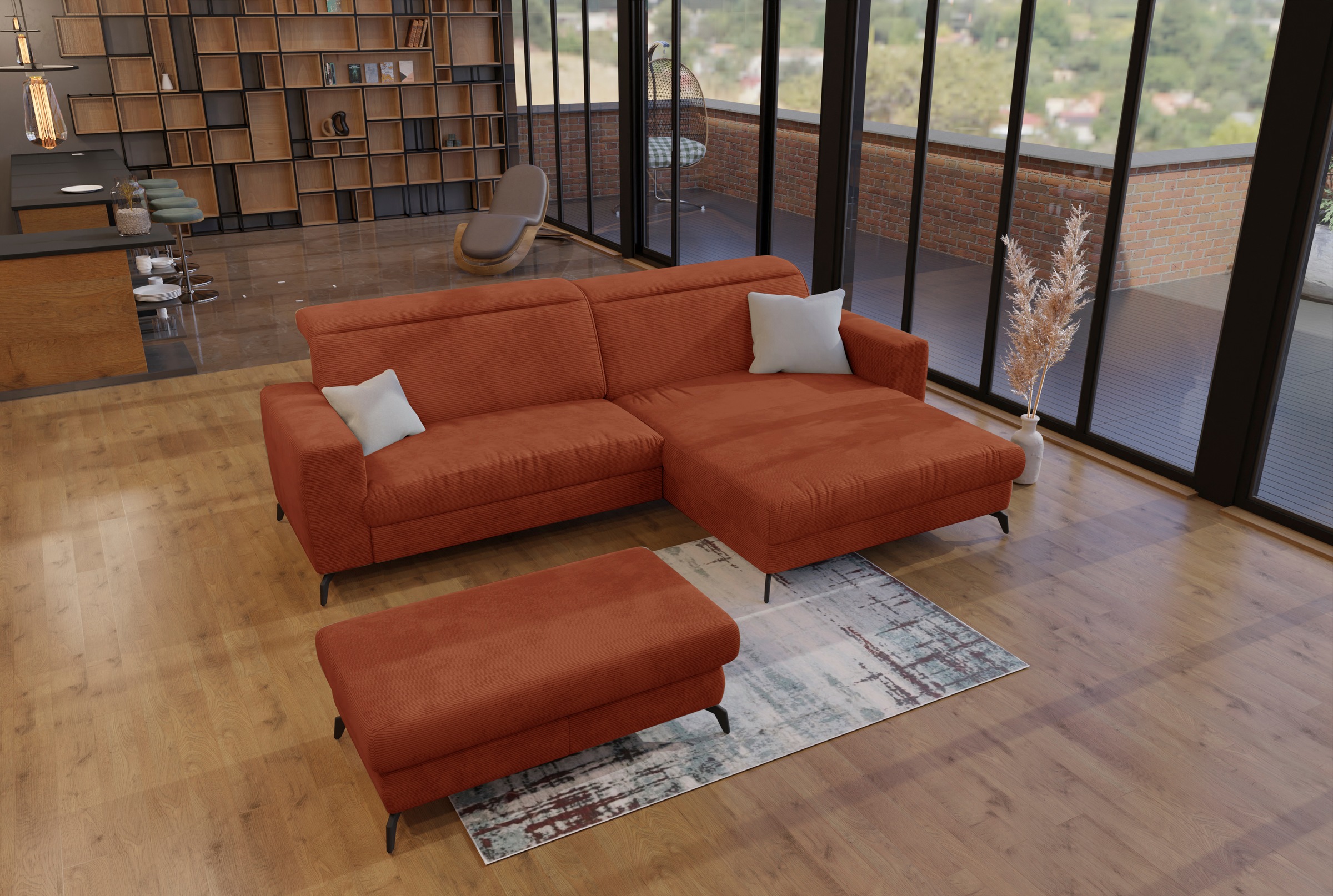 sit&more Ecksofa »Bolero L-Form«