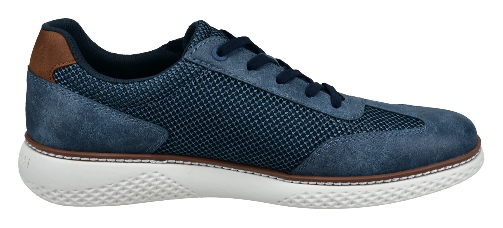 bugatti Schnürschuh, Schnürschuh, Freizeitschuh, Halbschuh mit zusätzlichem Reißverschluss