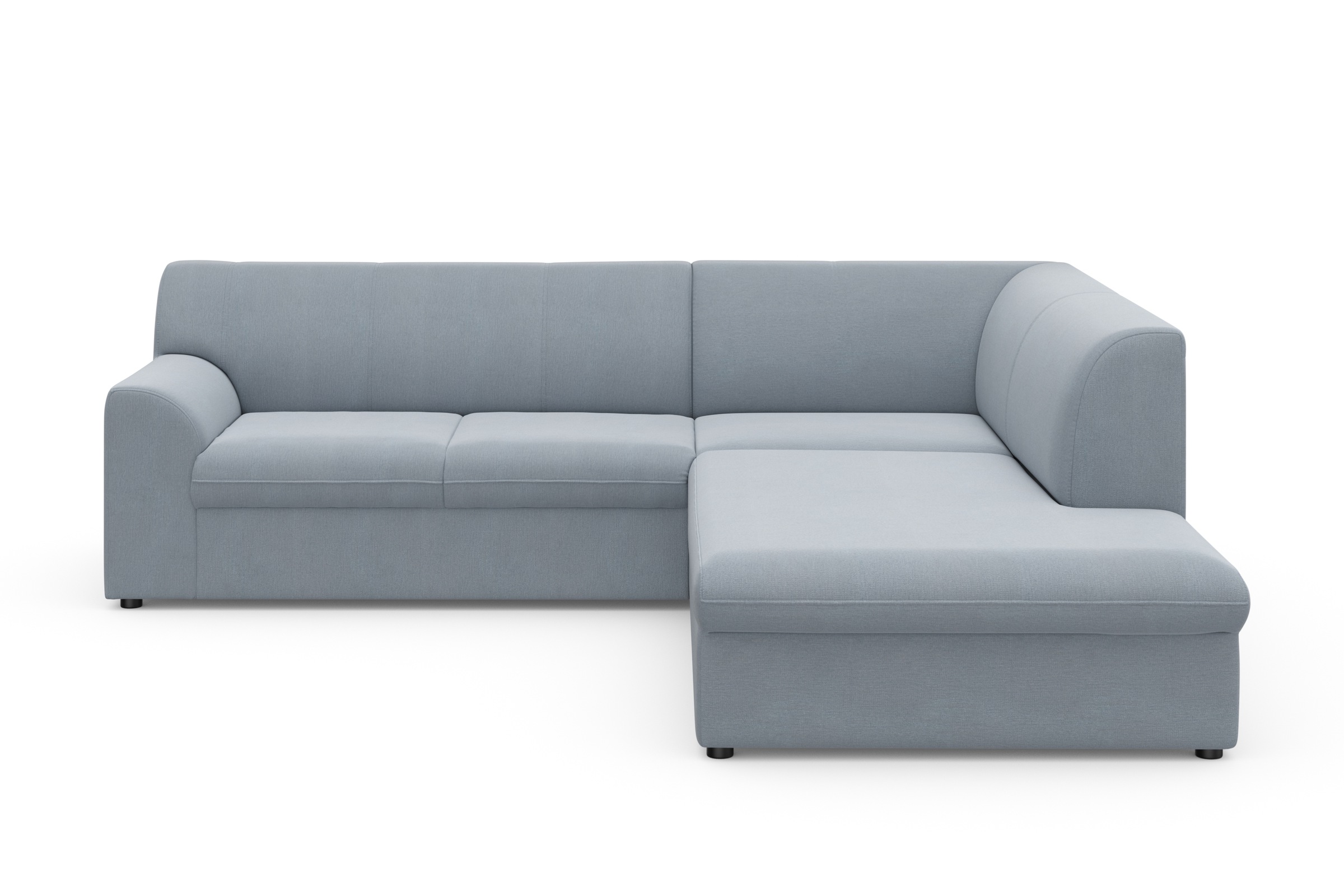 DOMO collection Ecksofa »Topper zeitlos elegant, kompakte Stellmaße, OTTOs Choice, L-Form«, mit Ottomane, wahlweise mit Schlaffunktion