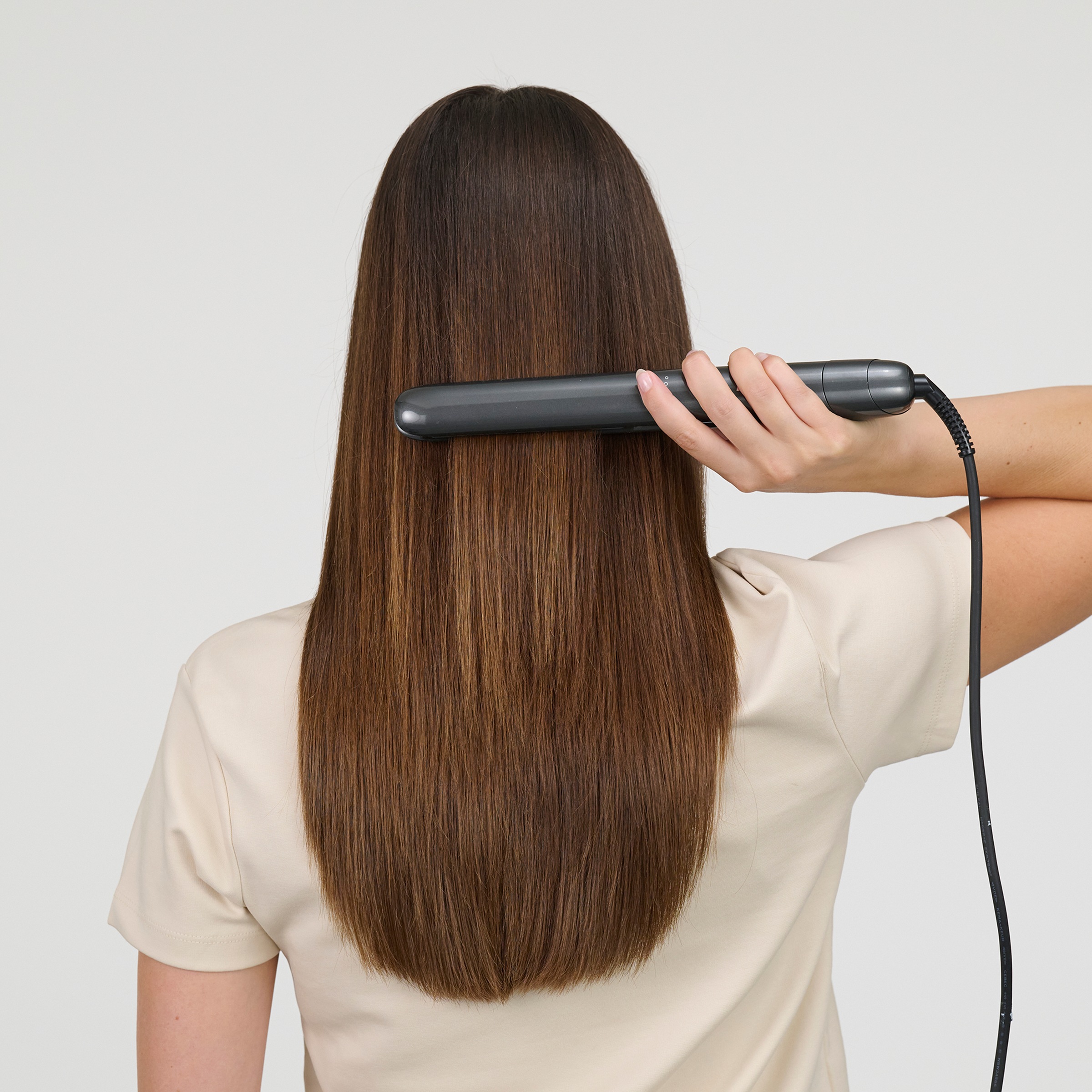 BaByliss Glätteisen »Titanium Shine professionelles Glätteisen, ST620E« Haarglätter, Titan-Keramikplatten, Ionen-Technologie, 5 Temperaturen