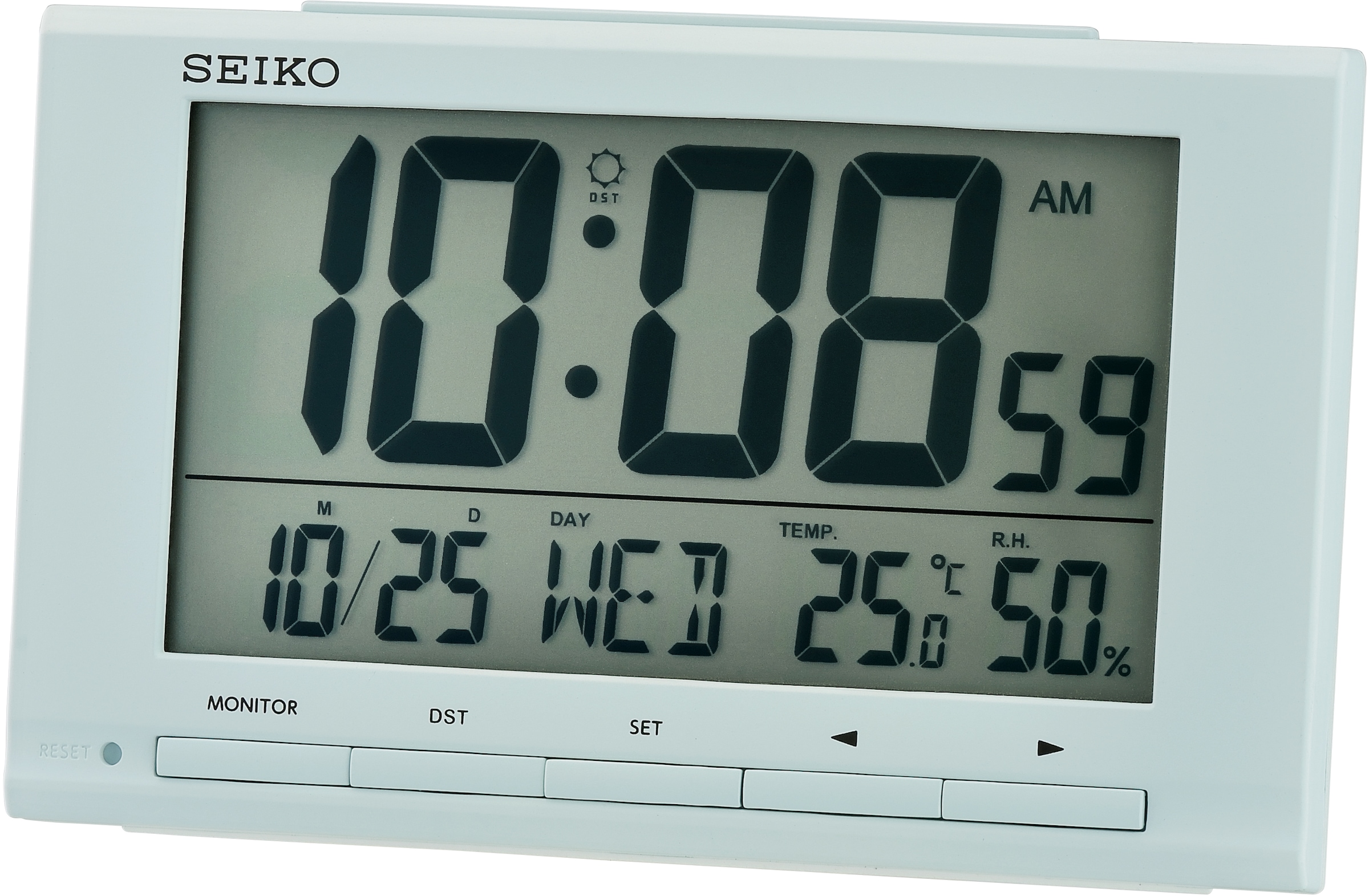 Seiko Quarzwecker »LCD-Wecker Light Blue, QHL090L«, Wecker, Digitalwecker, günstig online kaufen