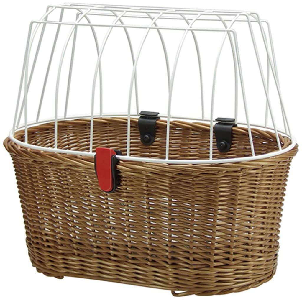 KlickFix Fahrradkorb »Weidenkorb Doggy Basket«