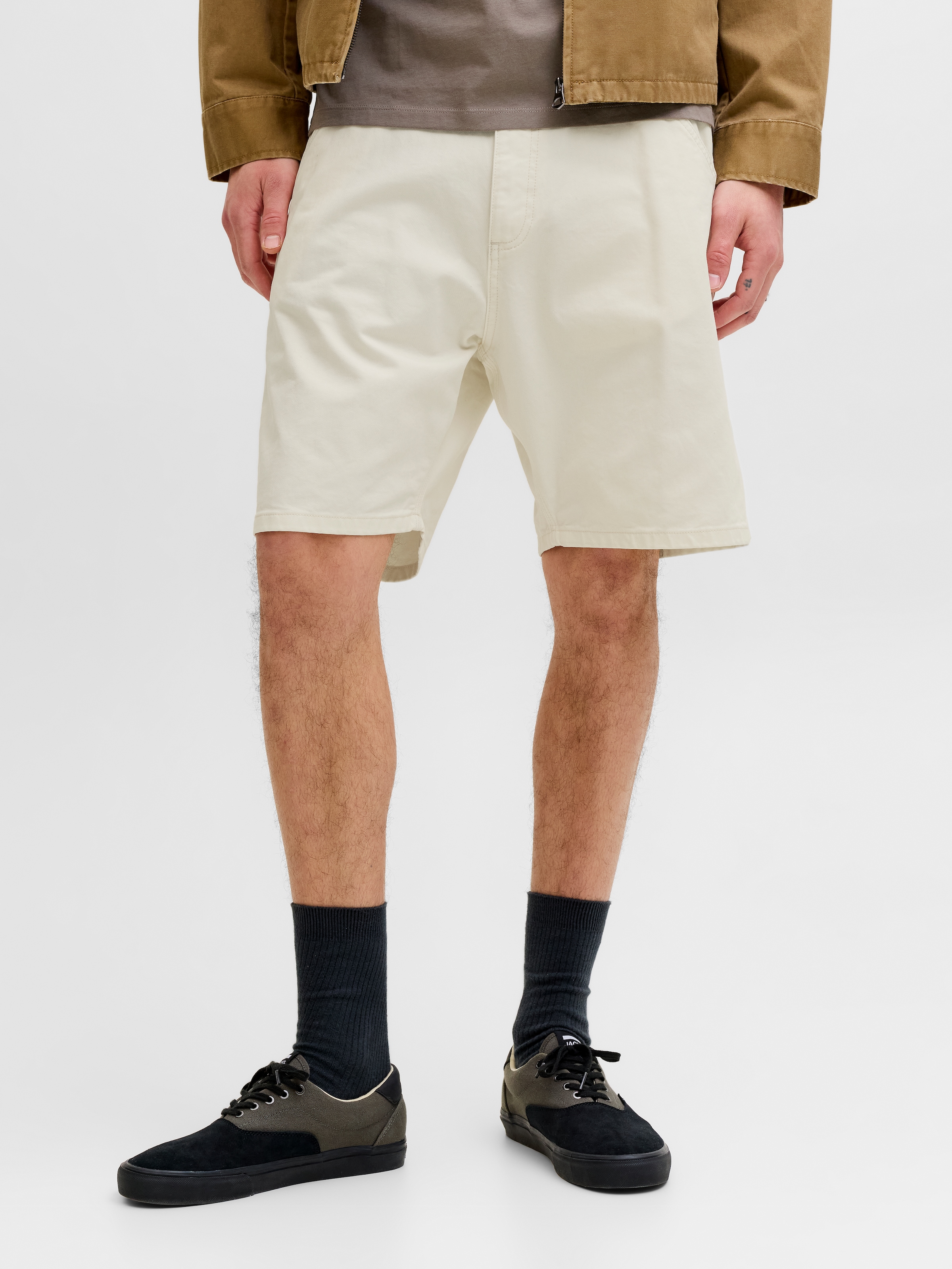 Jack & Jones Chinoshorts »JPSTTONY RAYE WORKER SHORT MID SN«  Baumwolle, 5-Pocket Style