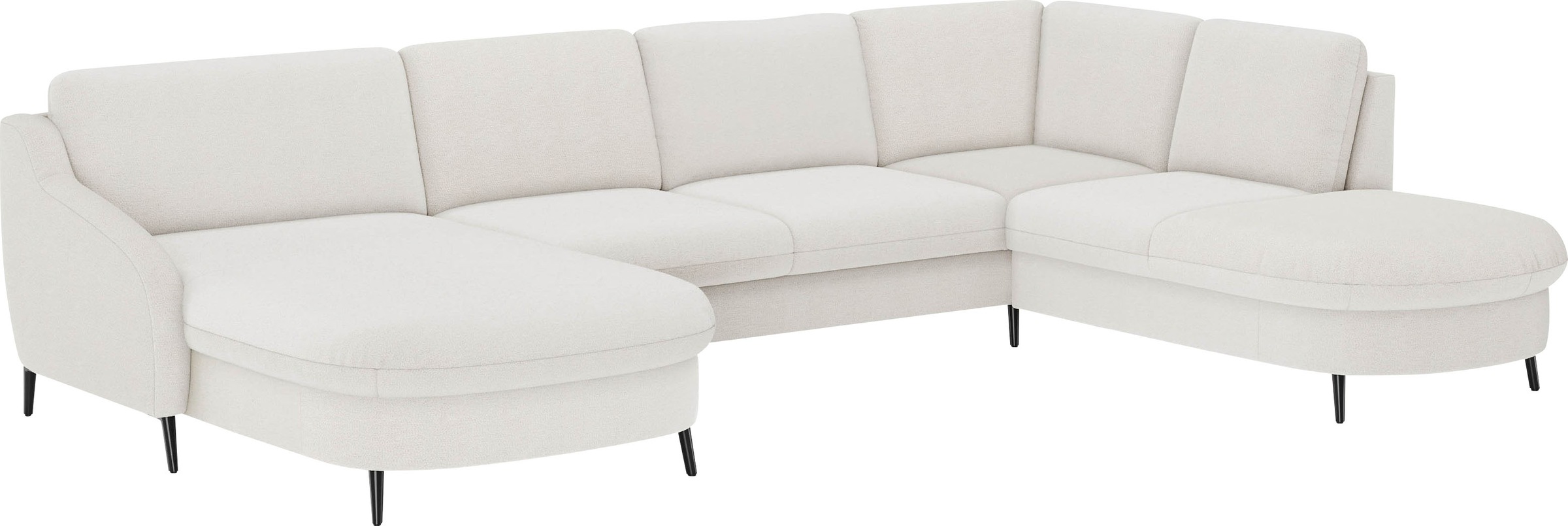 sit&more Wohnlandschaft »Soul U-Form«, wahlweise mit Bettfunktion und Bettkasten oder Schubkasten