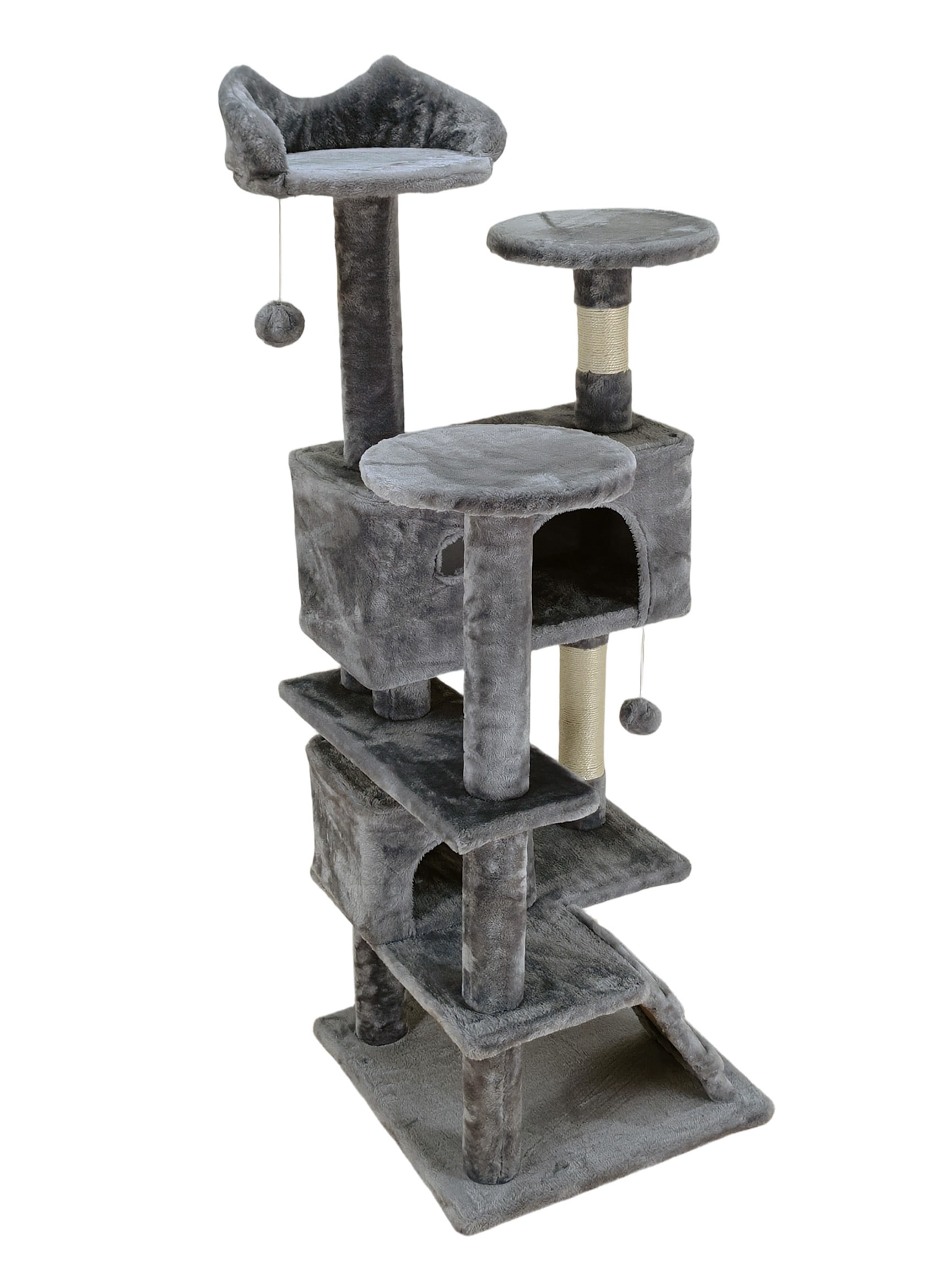 OTTO home Kratzbaum »Lofty« 139 cm hoch stabile Spanplatte, robuster Sisal und kuscheliger Plüsch