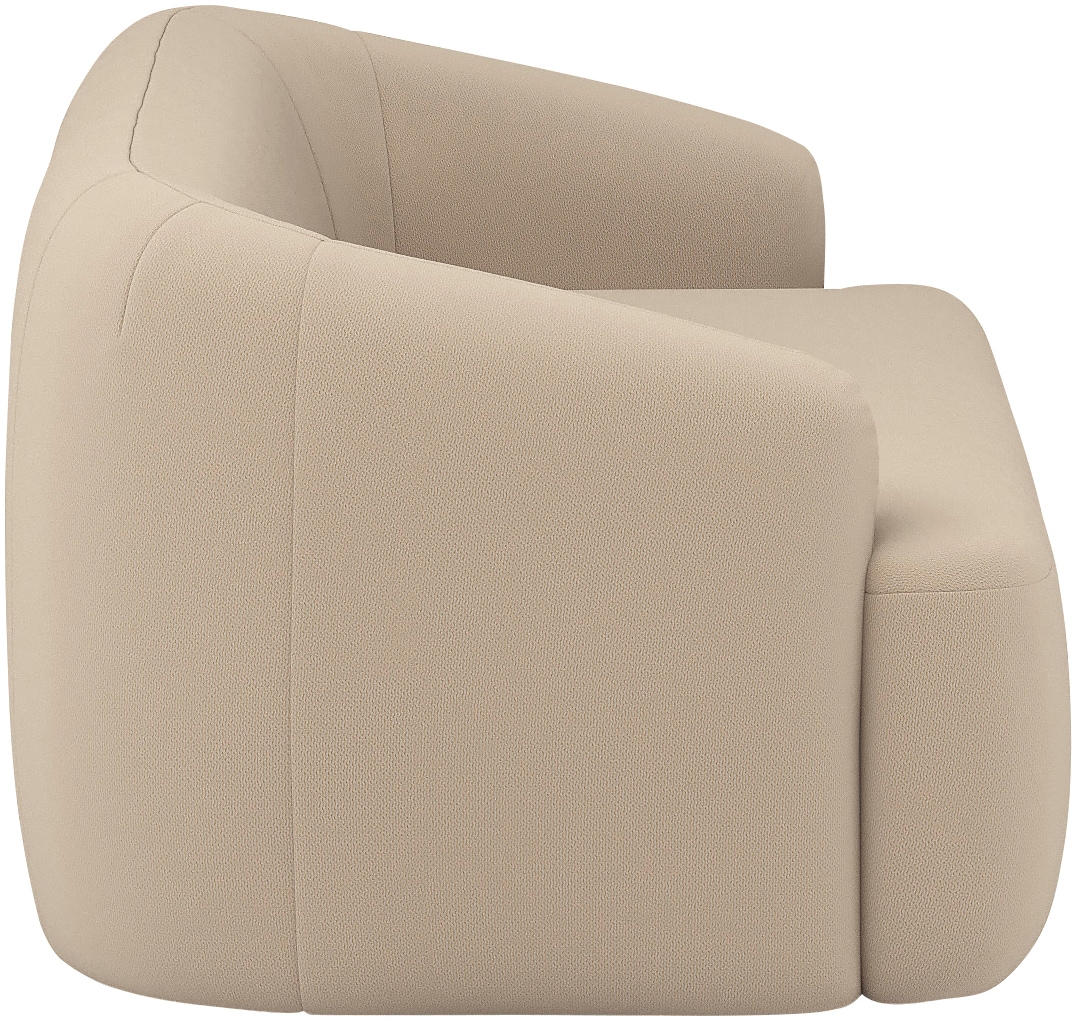 INOSIGN 2-Sitzer »Nergal, Einzelsofa Breite 217cm, organisches Design«, Modernes Design, schlichte Optik, stilvoller Blickfang im Wohnzimmer