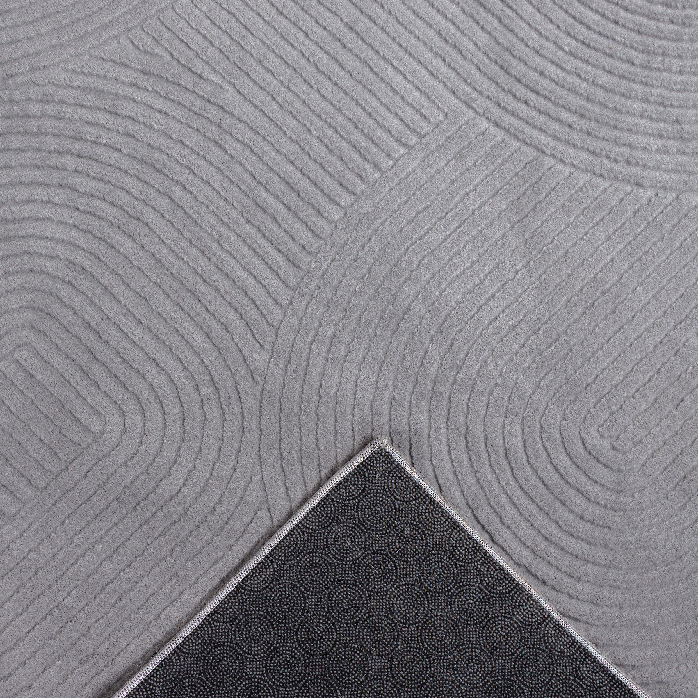 OTTO home Designteppich »Zoelle 3D Optik/Hoch-Tief Effekt« rechteckig 8 mm Höhe mit Anti-Rutsch-Rücken, angenehm weich, Teppich Wohnzimmer Boho Design