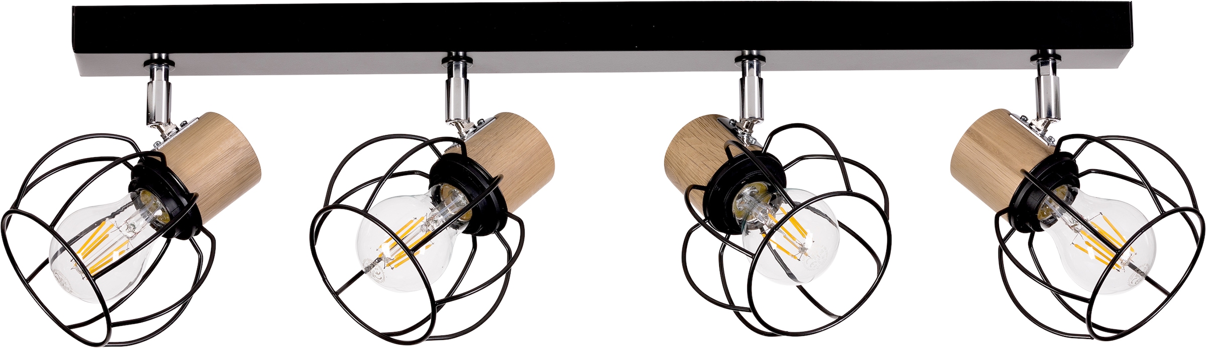 BRITOP LIGHTING Deckenleuchte »Phiphi«, 4 flammig, Leuchtmittel E27   ohne günstig online kaufen