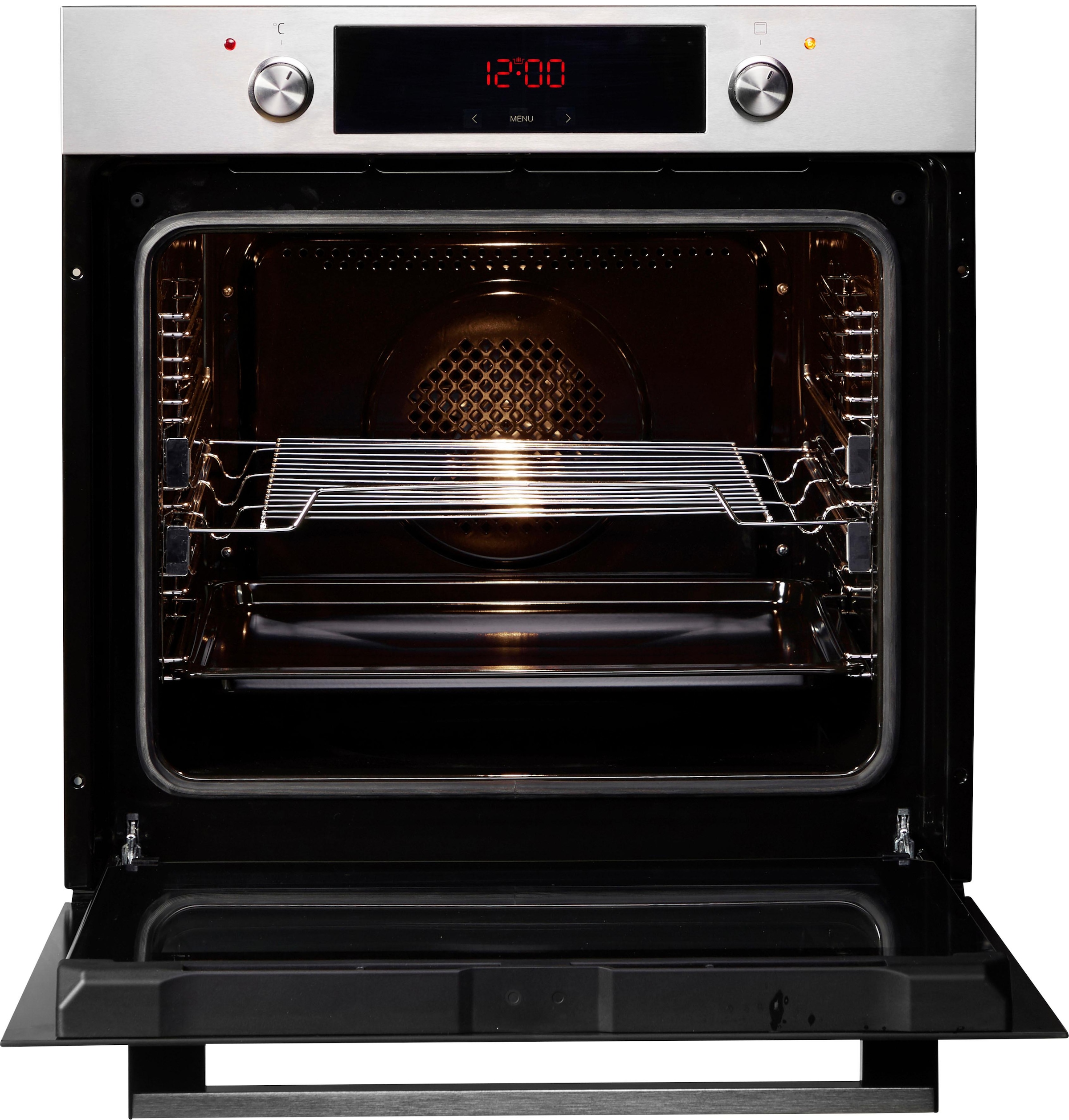 4. Bild von Amica Einbaubackofen »EBX 944 620 E«, EBX 944 620 E, mit 2-fach-Teleskopauszug, Simple Steam, Simple Steam